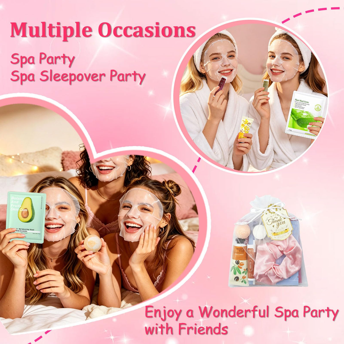 Comdian 192 PCS Spa Party Supplies for Women Spa Party - Comdian Official Imagery - 4