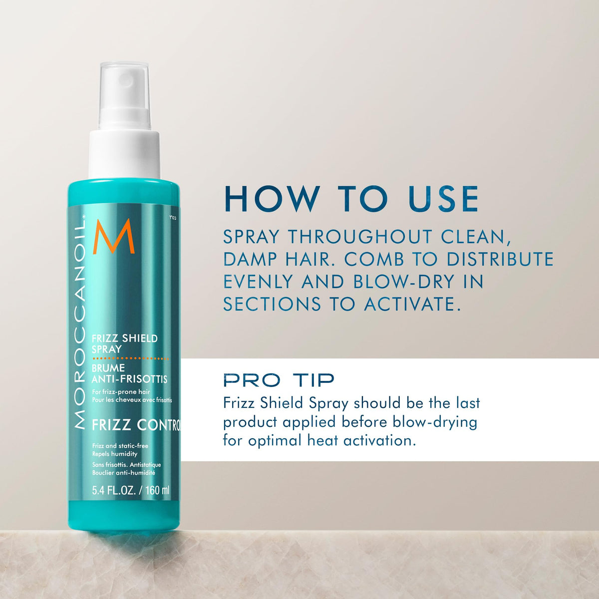 Moroccanoil Frizz Shield Styling Spray - Premium Selection Official Imagery - 6