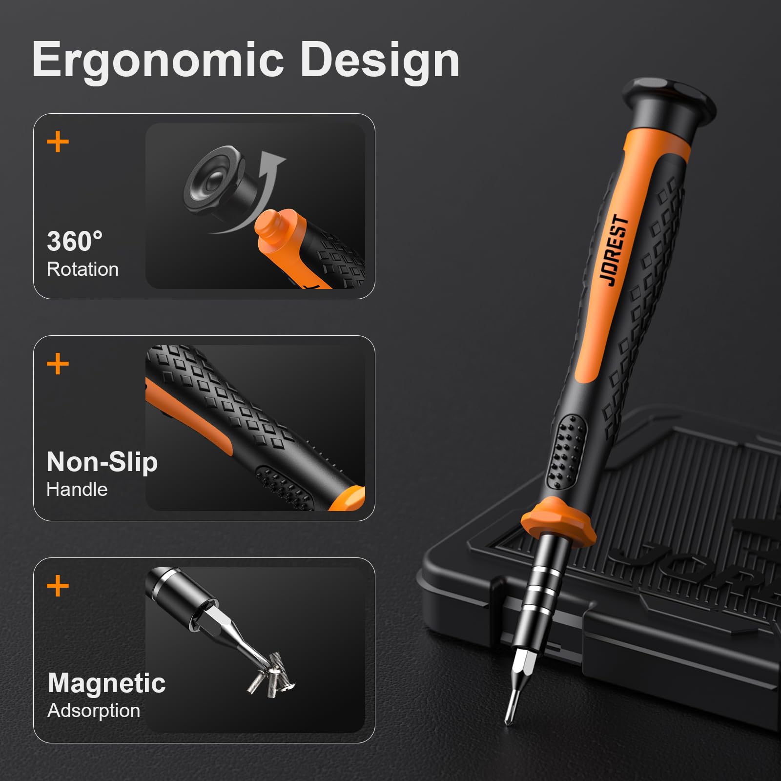 JOREST Small Precision Screwdriver Set with Torx Triwing Phillips - Jorest Official Product View 2