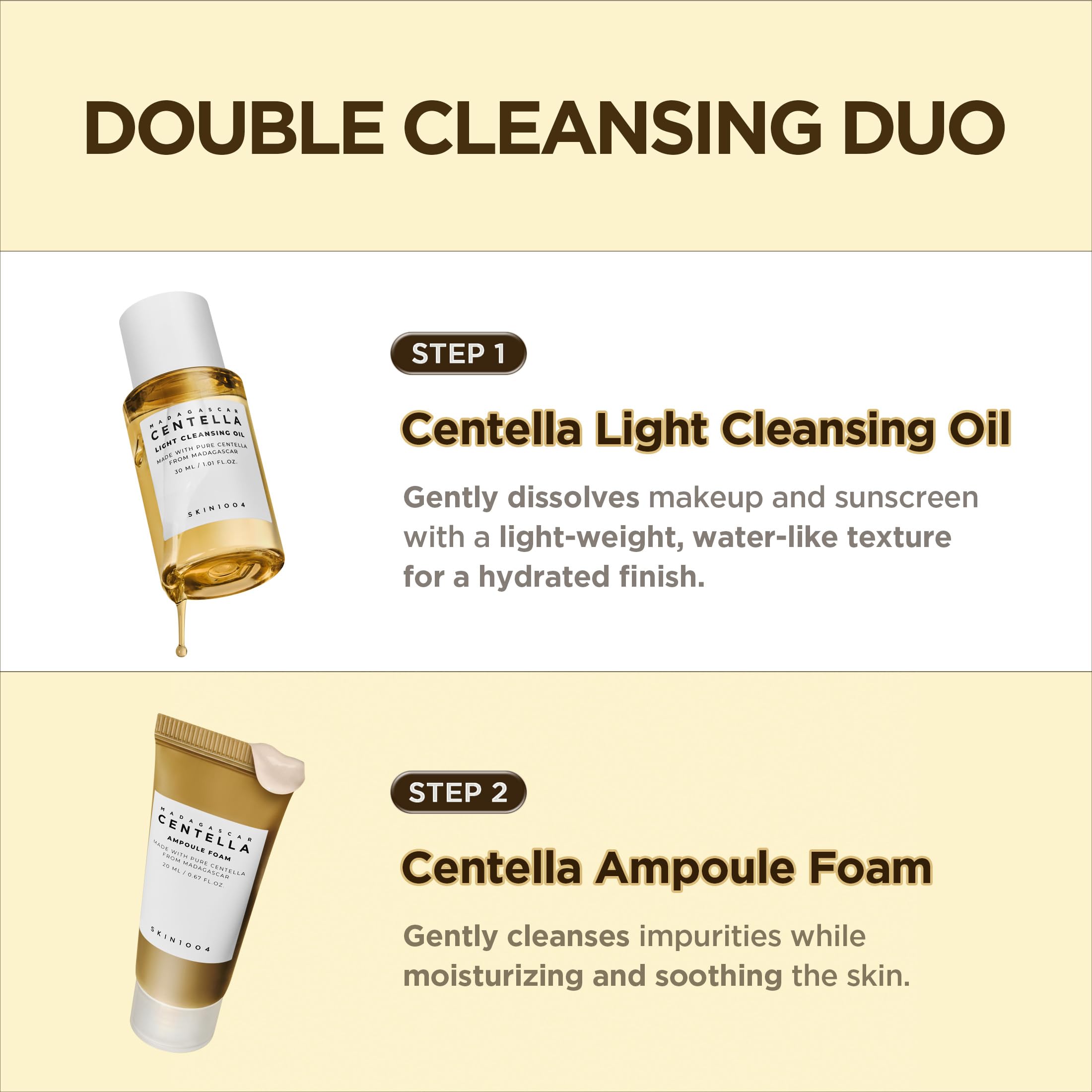 SKIN1004 Centella Travel Kit, Korean Skin Care Set of 5, Travel - SKIN1004