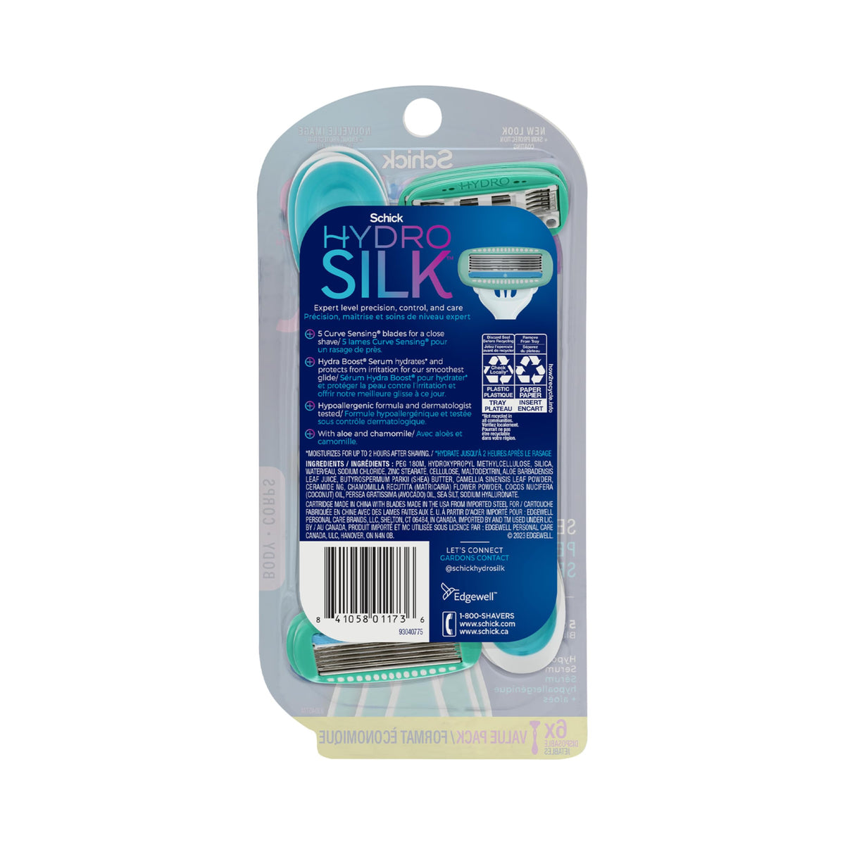 Schick Hydro Silk Sensitive 5 Blade Disposable Razors for - Schick Hydro Silk Official Imagery - 7