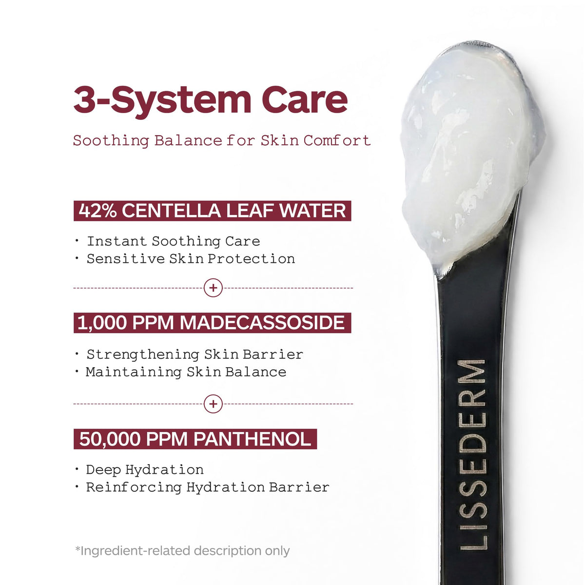 Peptide Repair Cream High Concentration Premium Regeneration - LISSEDERM Official Imagery - 5