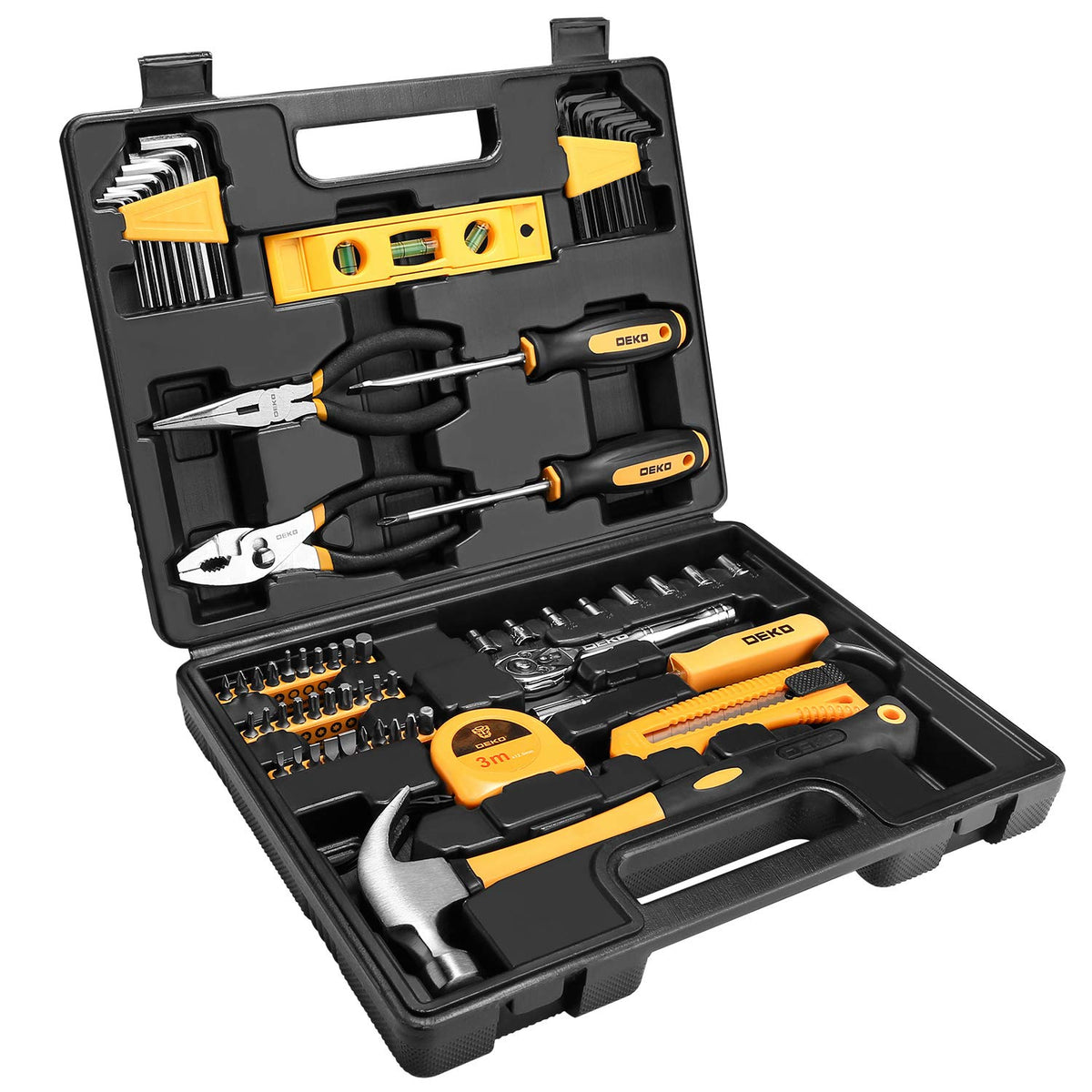 DEKOPRO 65 Pieces Tool Set General Household Hand Tool Kit - DEKOPRO Official Imagery - 2
