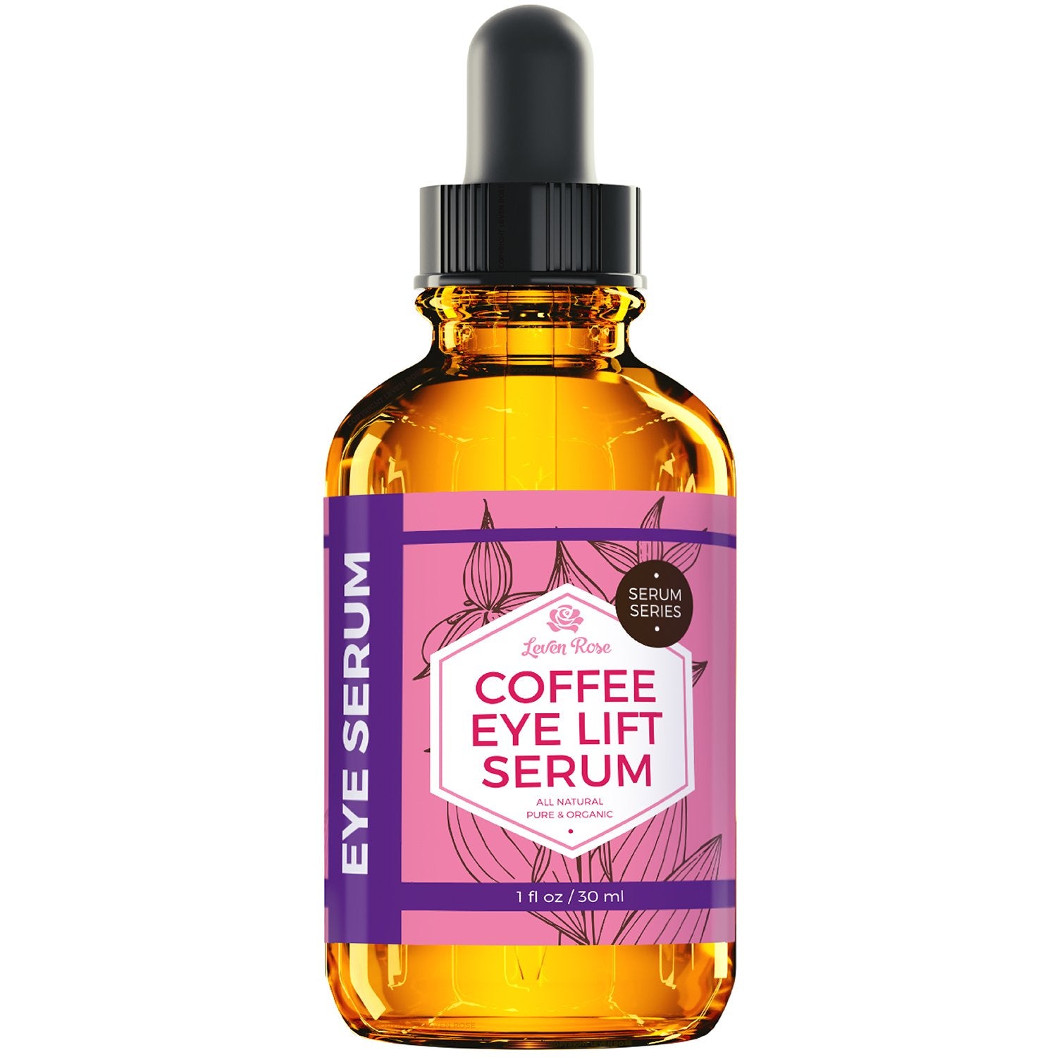 Leven Rose Coffee Oil Caffeine Serum for Eyes - Anti aging Organic Under Eye - Leven Rose Official Product View 4