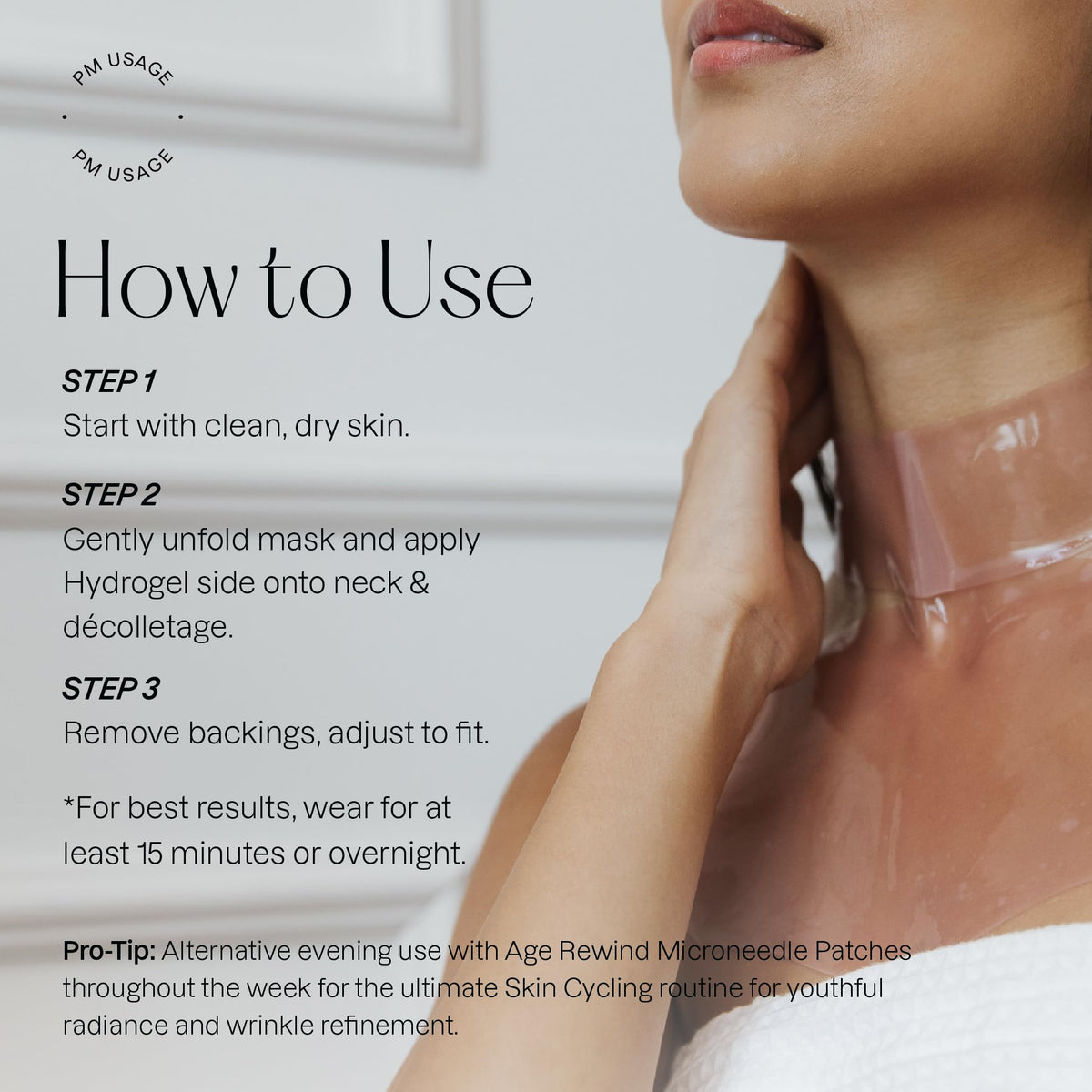 Karuna Collagen Hydrogel Neck Mask 4 Pack - Karuna Official Imagery - 4