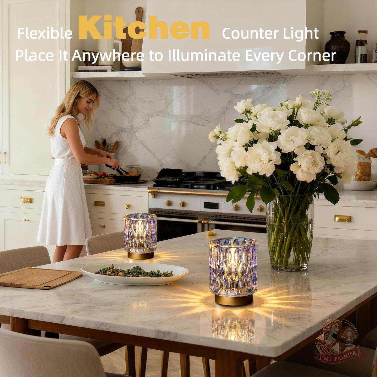 Battery Operated Table Lamp Timer Small Cordless Lamps - MJ PREMIER Official Imagery - 5