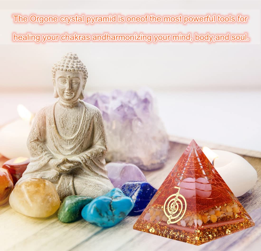Orgone Pyramid for Positive Energy Chakra Wealth Success - NewMainOne Official Imagery - 5