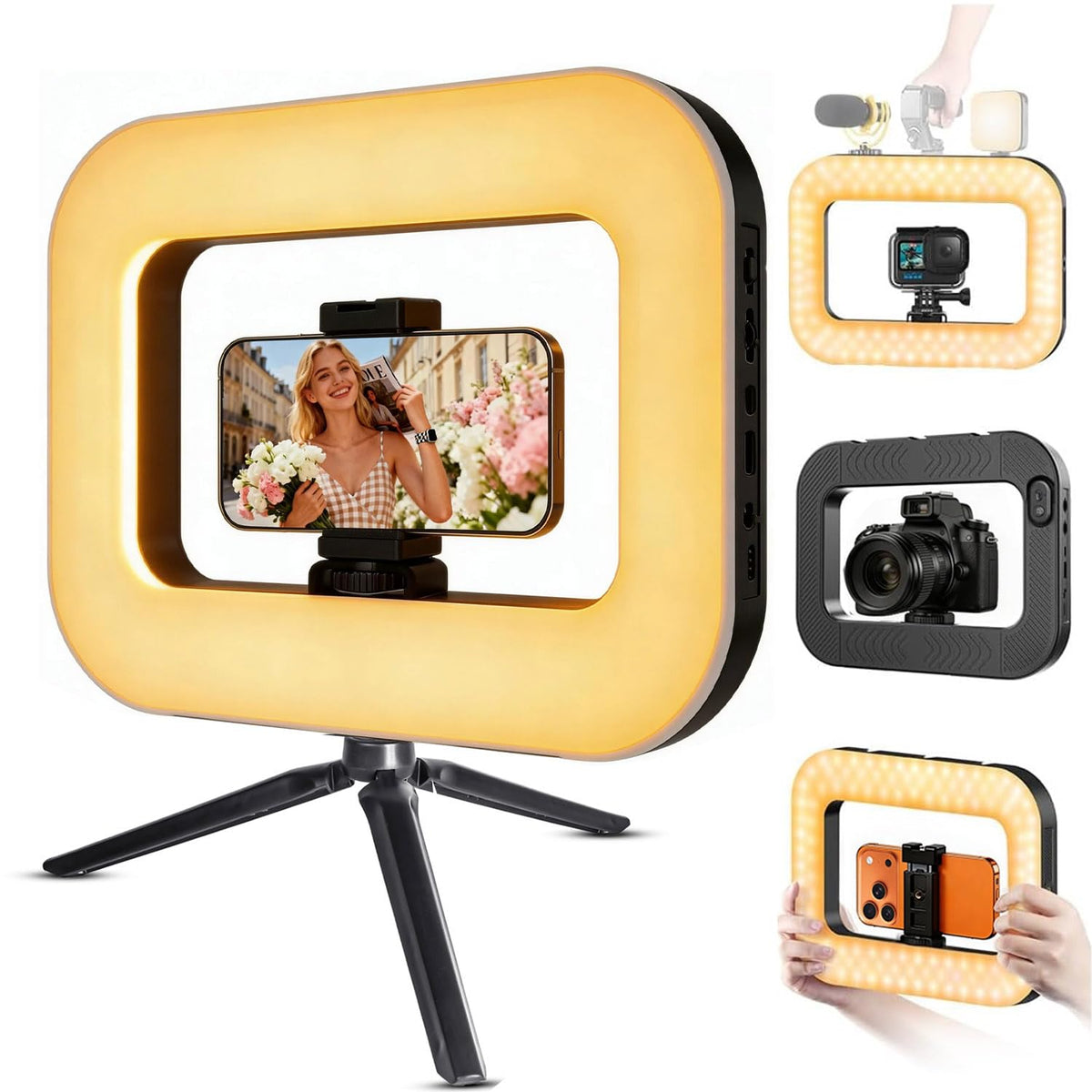 20W 360 Ring Video Light with Built in Battery 3H Continuous - LYDRIG Official Imagery - 1