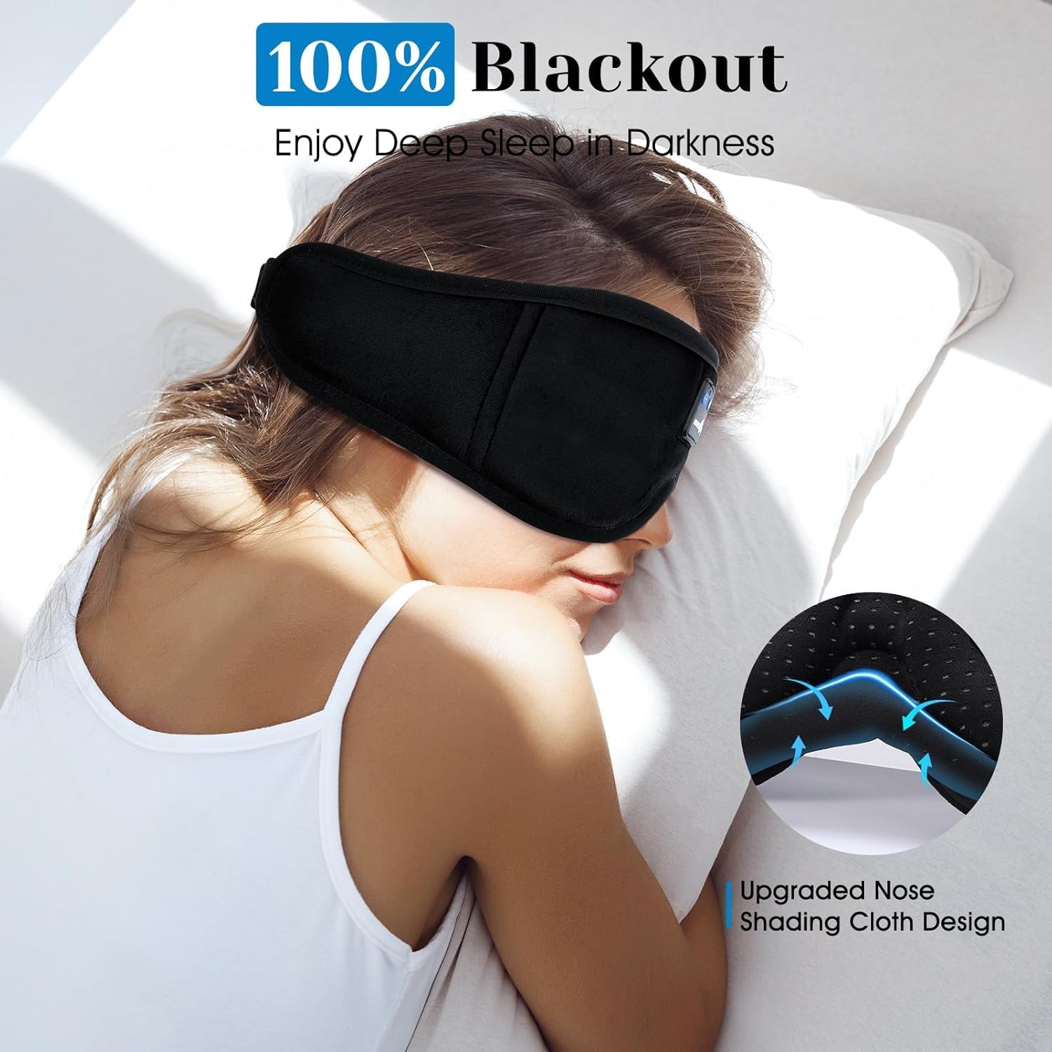 MUSICOZY 3D Sleep Headphones Bluetooth 5.4 Sleep Mask with HD Spe - MUSICOZY Official Product View 4