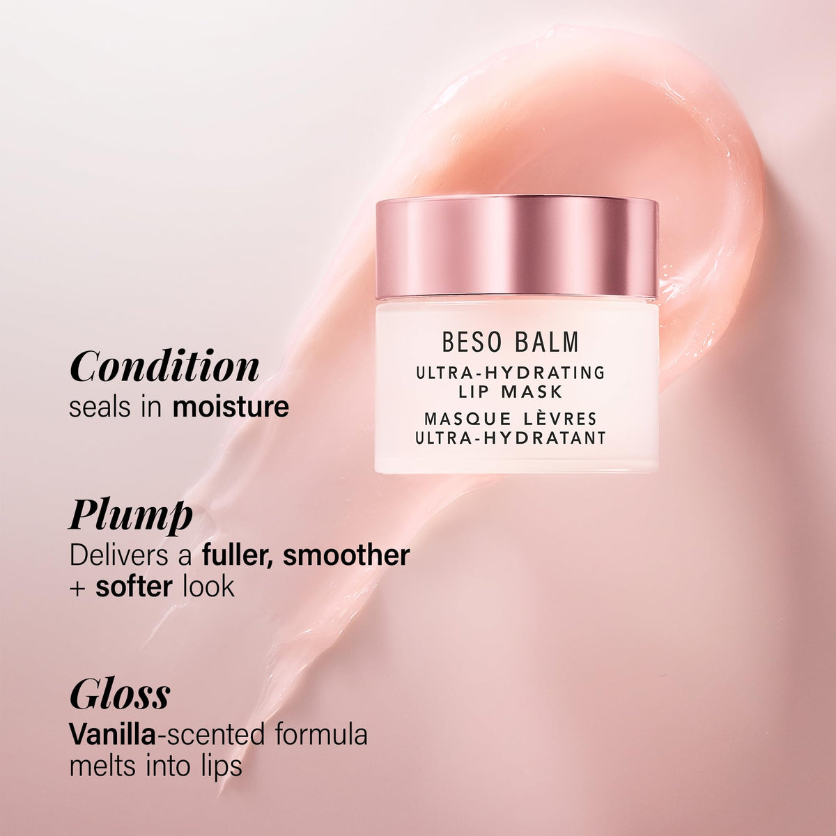 JLO BEAUTY Beso Balm Lip Gloss Lip Mask Vanilla Scented 3 - JLO BEAUTY Official Imagery - 4