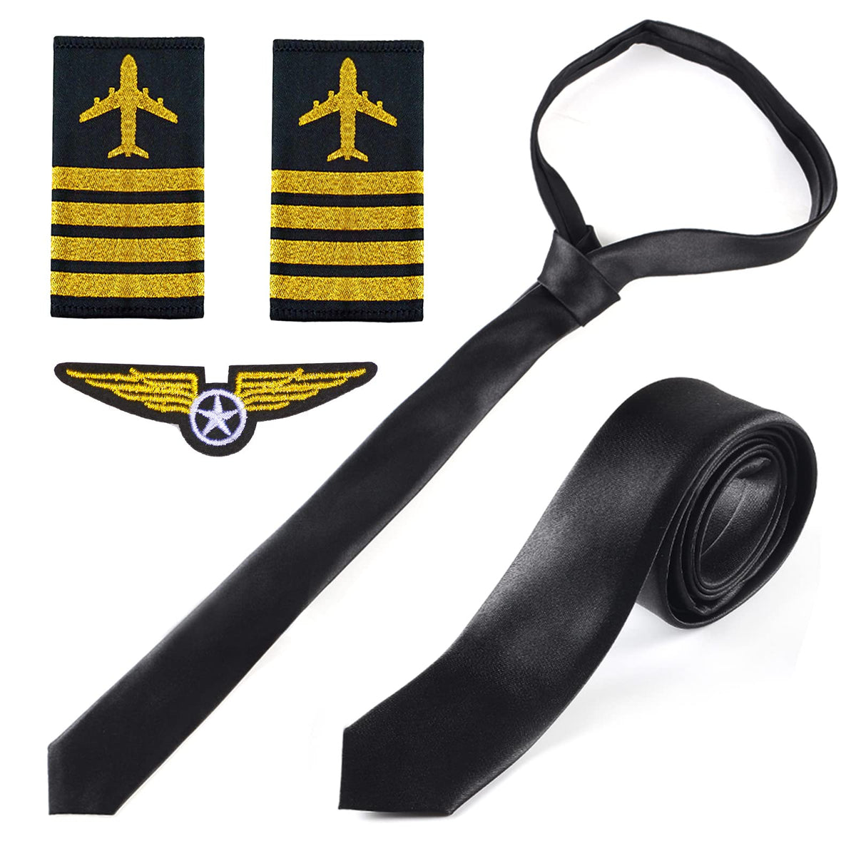 Yewong Airline Pilot Captain Hat Pilot Costume Accessory - Yewong Official Imagery - 5