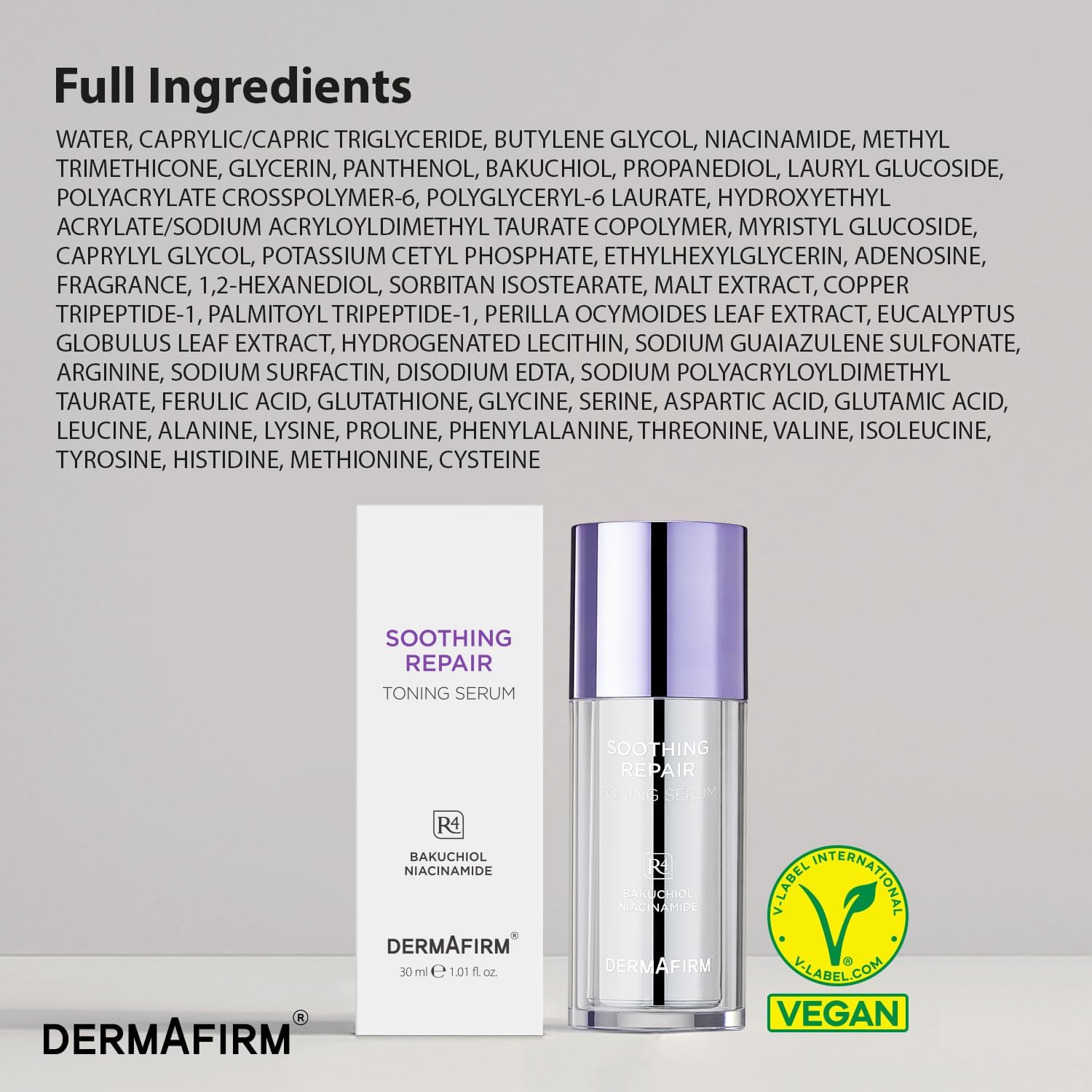 Dermafirm Soothing Repair Toning Serum R4 1 01 fl oz - Dermafirm Official Product Imagery - 6