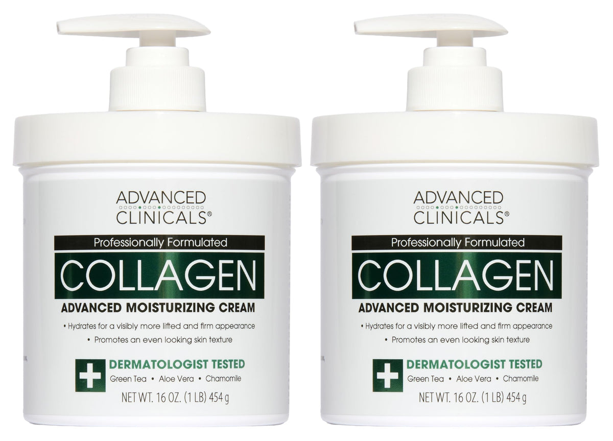 Advanced Clinicals Collagen Cream Body Lotion Face - Advanced Clinicals Official Imagery - 2