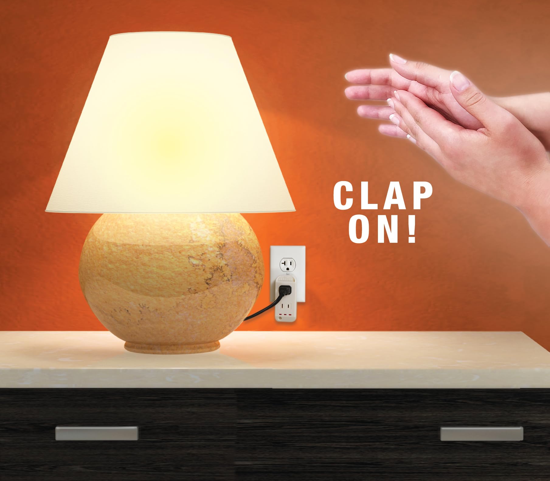 Clapper The Original Home Automation Sound Activated Device, On/Off Light Switch - Clapper Official Product View 6