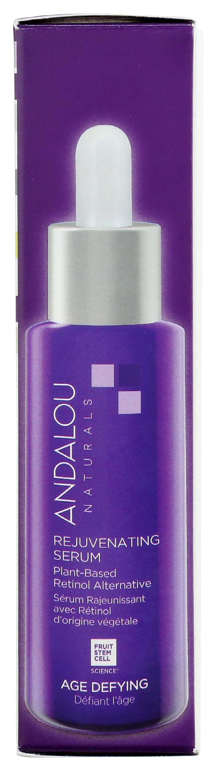 Andalou Naturals Rejuvenating Serum with Plant Based Retinol, 1 Oz