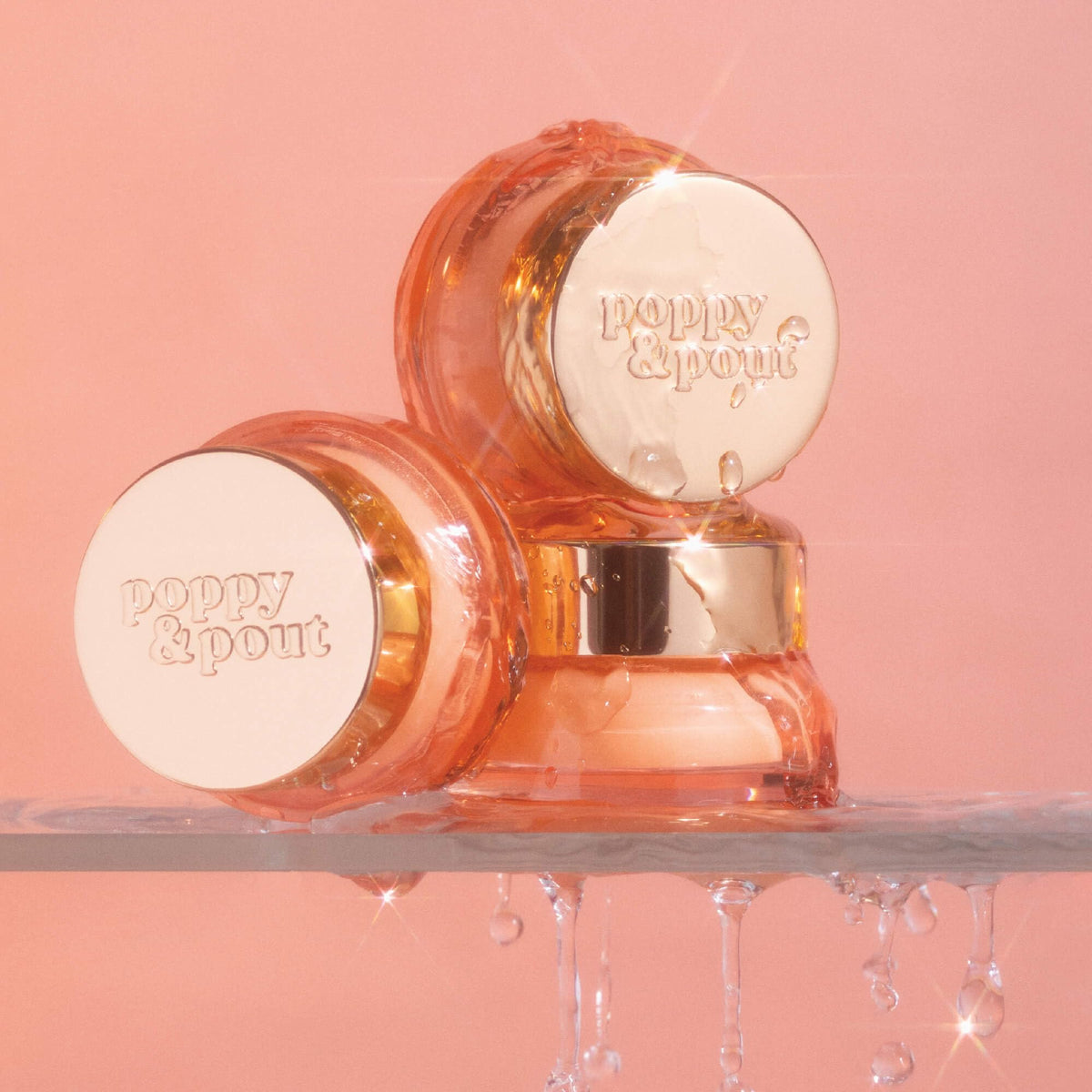 Poppy Pout Pomegranate Peach Overnight Lip Mask Natural Lip - Poppy & Pout Official Imagery - 4