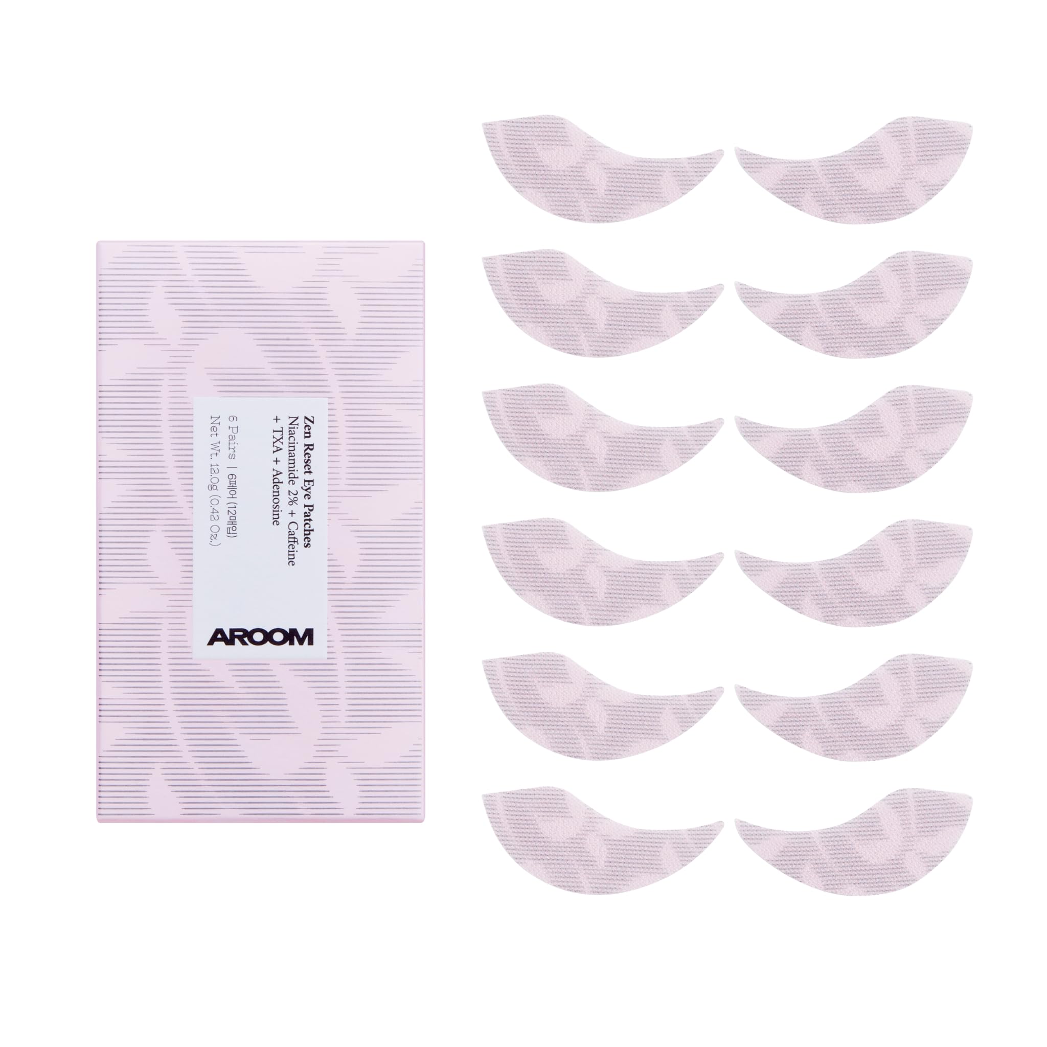 Zen Reset Eye Patches for Rejuvenating, Cooling, and Depuffing - AROOM
