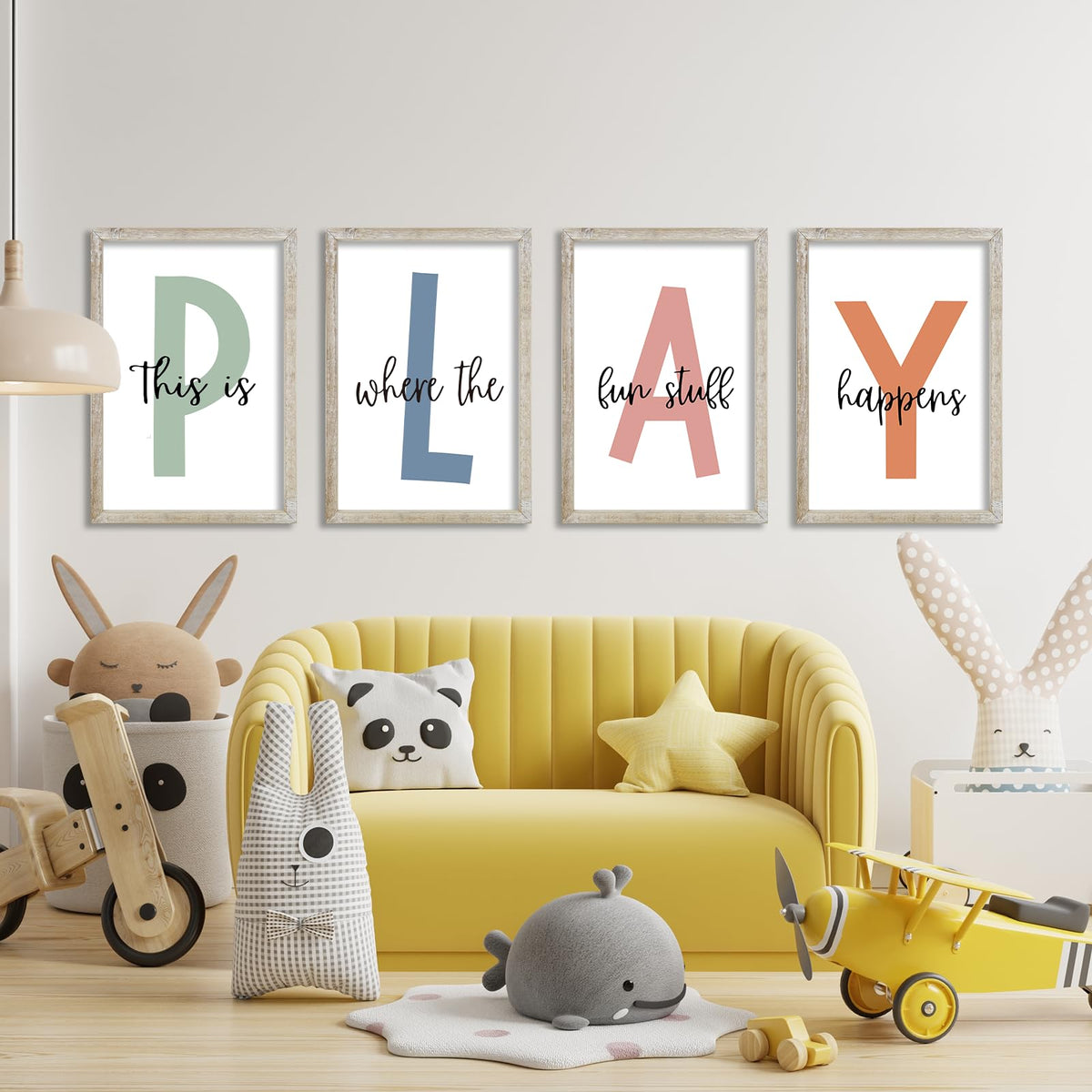This Is Where The Fun Stuff Happens Kids Playroom Wall Art - LuZhiQiang Official Imagery - 4
