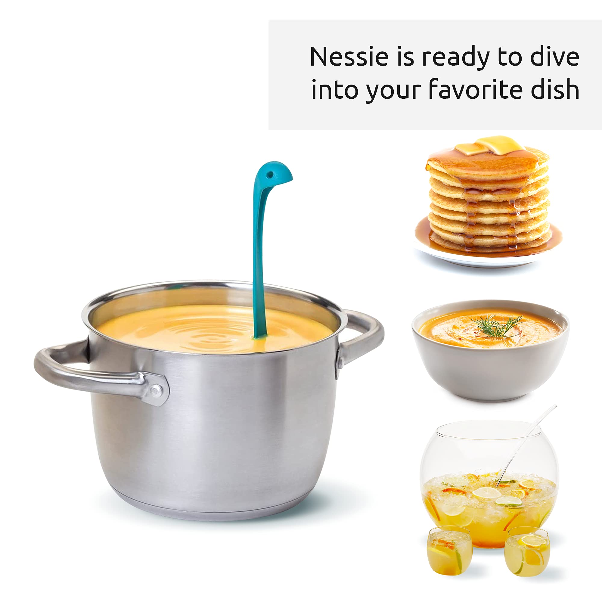 OTOTO The Original Nessie Ladle - Soup Ladle, Cute Gifts, Funny Kitche - View 4