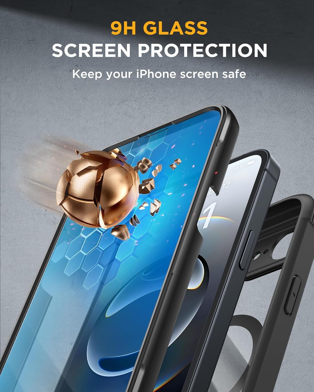 miracase for iPhone 17e Case & iPhone 16e Case, Full-Body Phon... - Miracase Official Product View 4