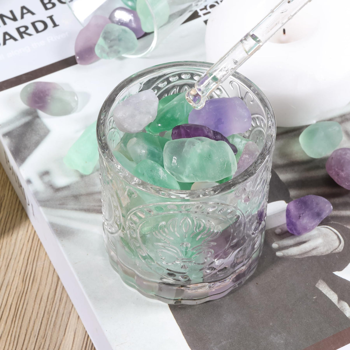 T4U Crystal Rocks for Aquarium Fluorite Chips Pebbles for - T4U Official Imagery - 7