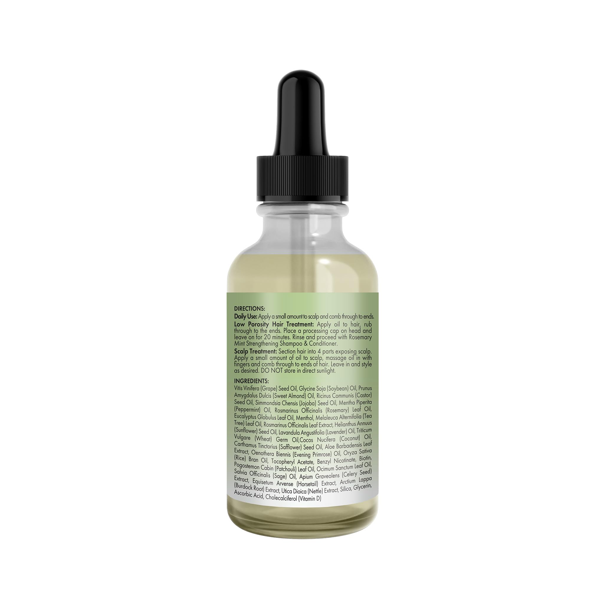 Mielle Organics Rosemary & Mint Light Hair Oil, Split Ends & Dry Scalp - Mielle Organics Official Product View 3