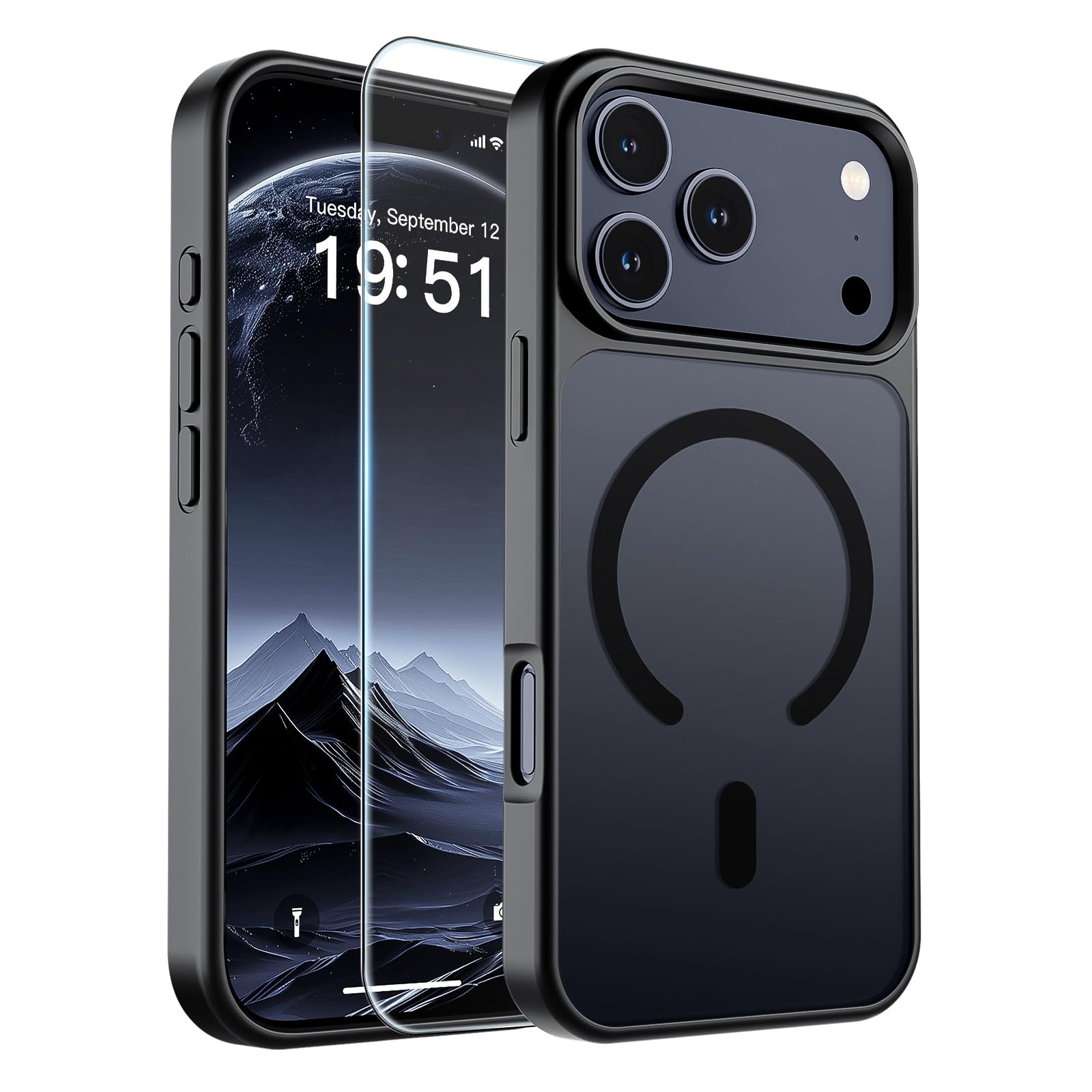 SUPFINE Magnetic for iPhone 17 Pro Case Black - SUPFINE Official Product View 1