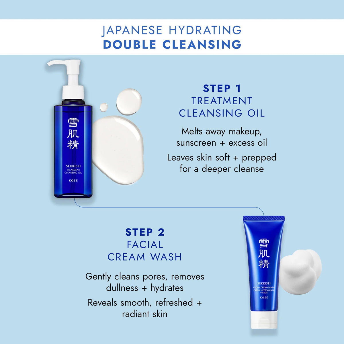 SEKKISEI Facial Cream Wash Hydrating Foaming Face Cleanser 4 - SEKKISEI Official Imagery - 6