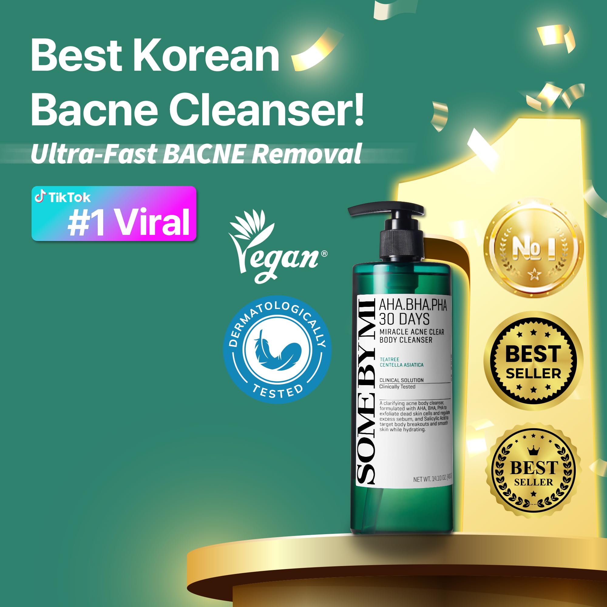 SOME BY MI AHA BHA PHA 30 Days Miracle Acne Clear Body Cleanser - View 5