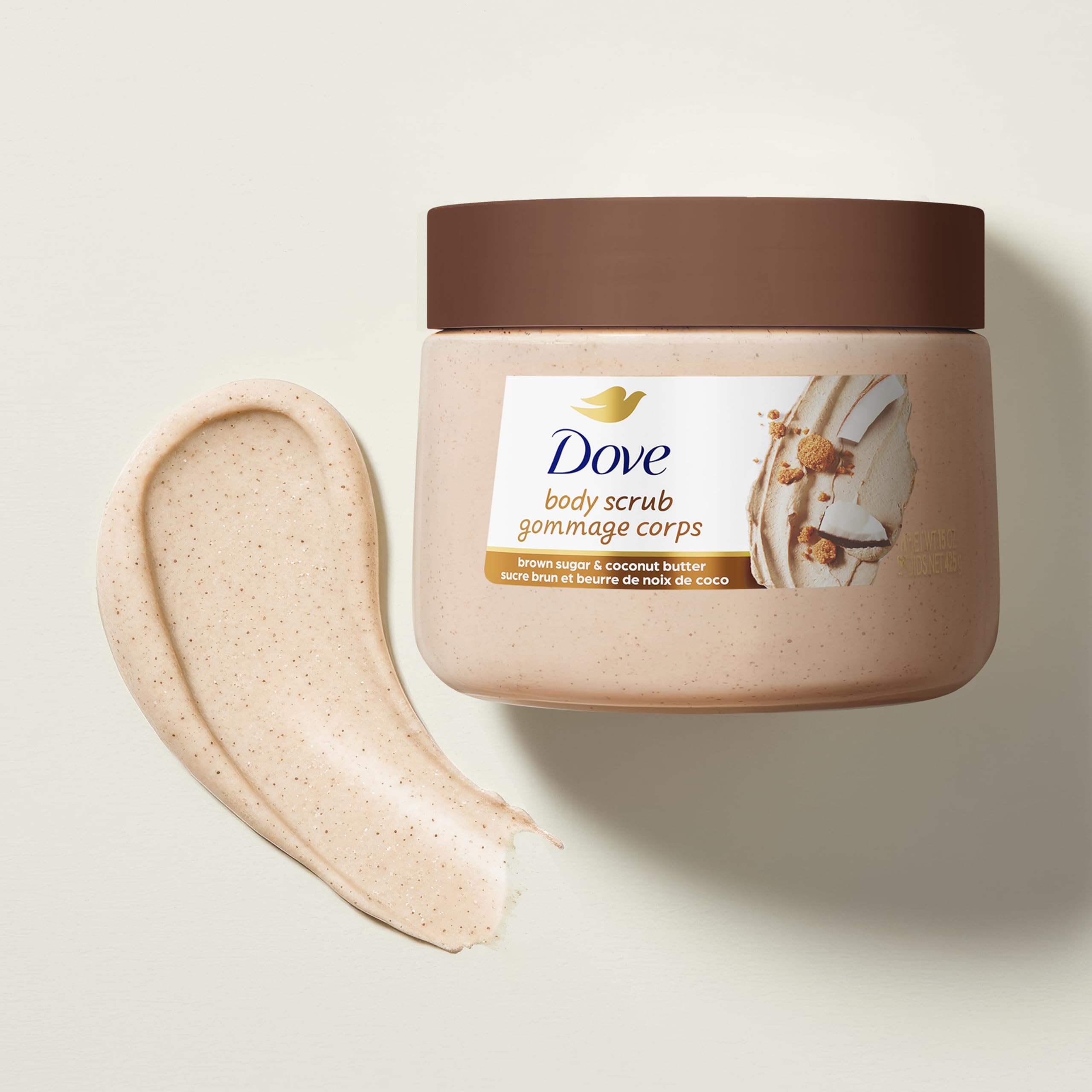 Elefair Tech Dove Brown Sugar and Coconut Butter Body Scrub Exfoliates and Deeply - Elefair Tech Official Product View 7