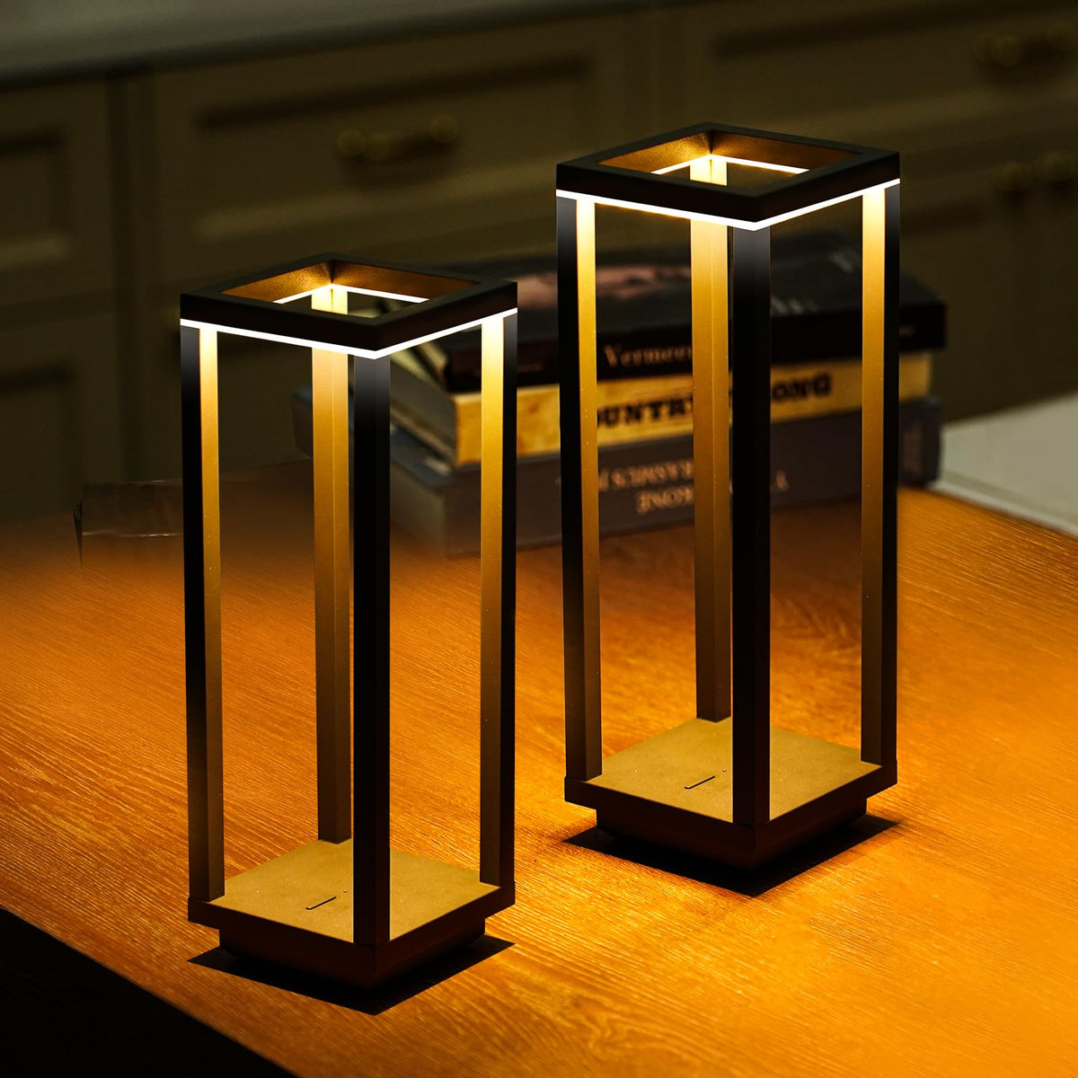 2Pack Cordless Table Lamp Rechargeable 10 Portable Table - Halostorms Official Imagery - 1