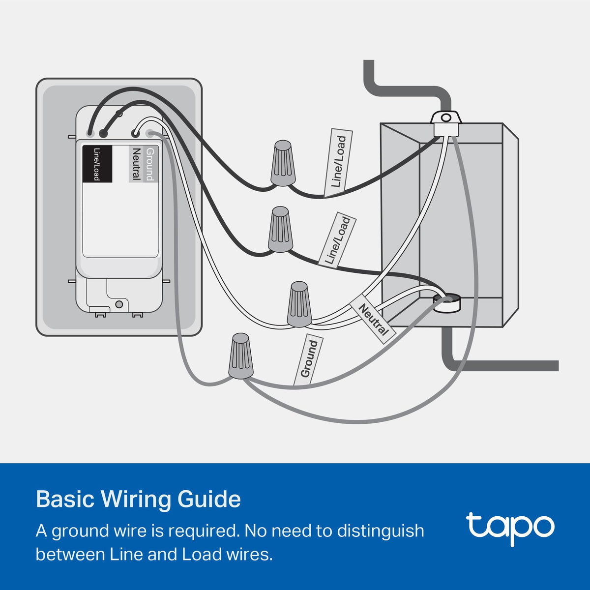 Tapo Smart Light Switch Single Pole Need Neutral Wire S500 - Tapo Official Imagery - 7