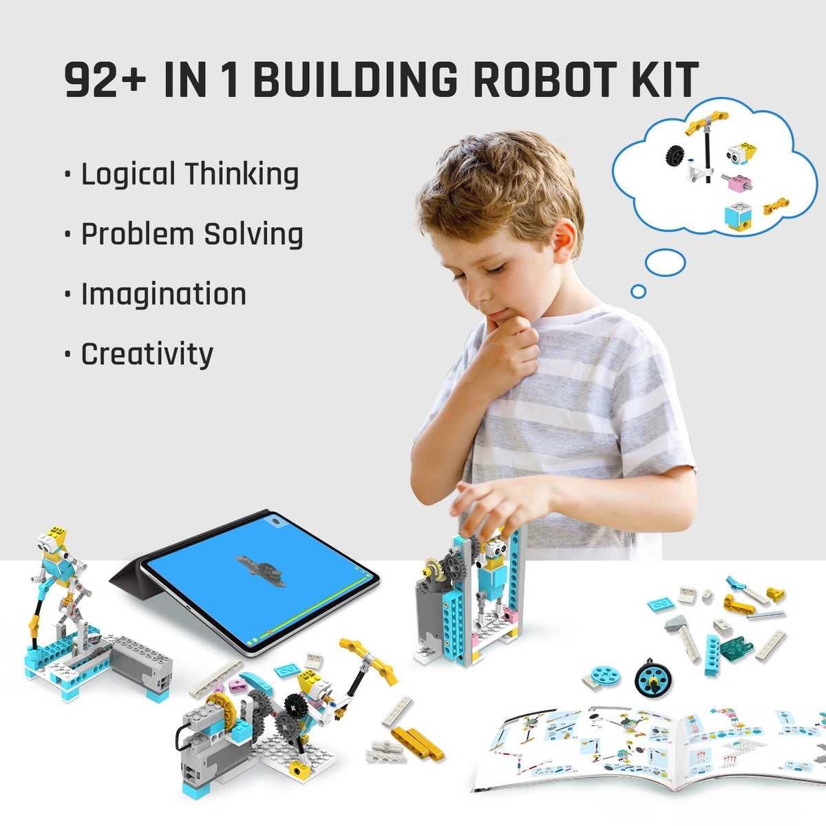 Smart Robot 72 in 1 STEM Educational Toy Electronic Building - makerzoid Official Imagery - 5