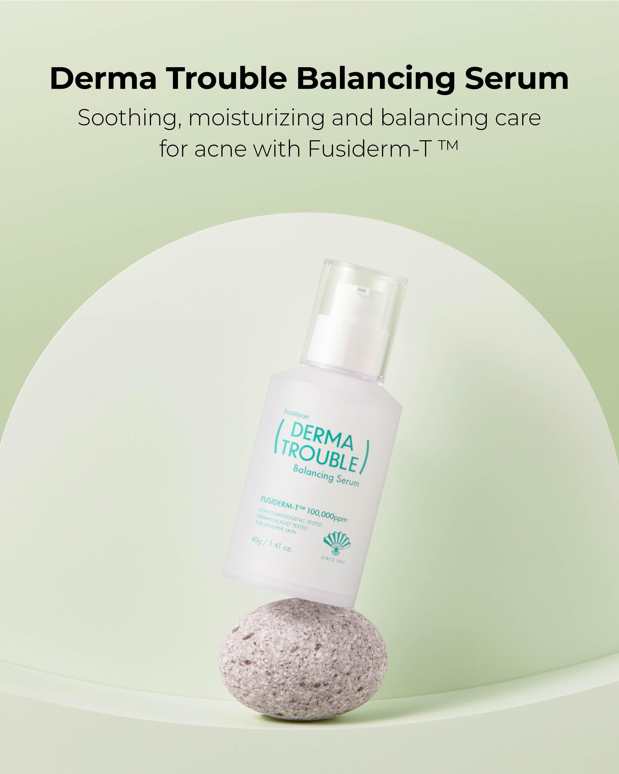 Derma Trouble Toner Pads &amp; Balancing Serum Bundle – - FUSIDYNE