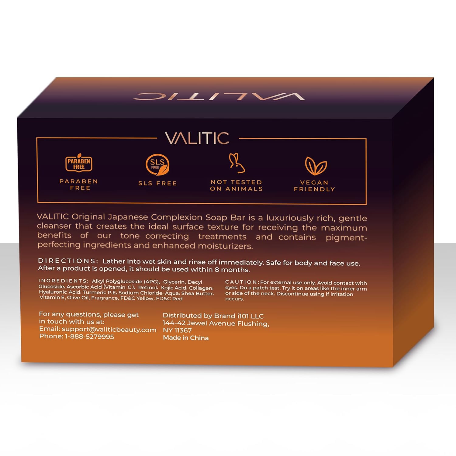 VALITIC Kojic Acid Dark Spot Remover Soap Bars 2 Pack