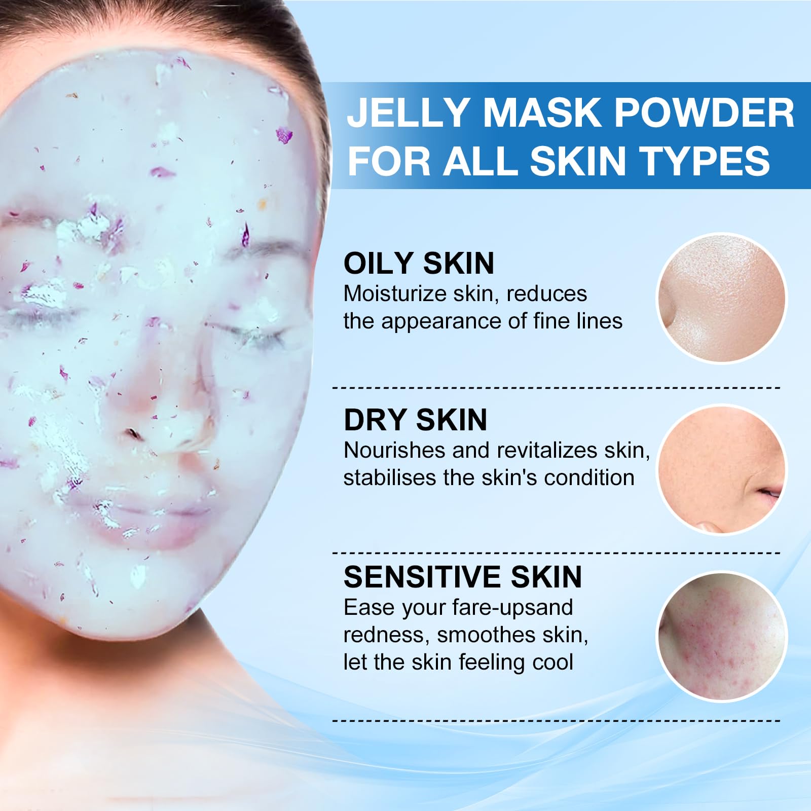 Jelly Mask for Facials Professional, Hydrating &amp; - Angeland