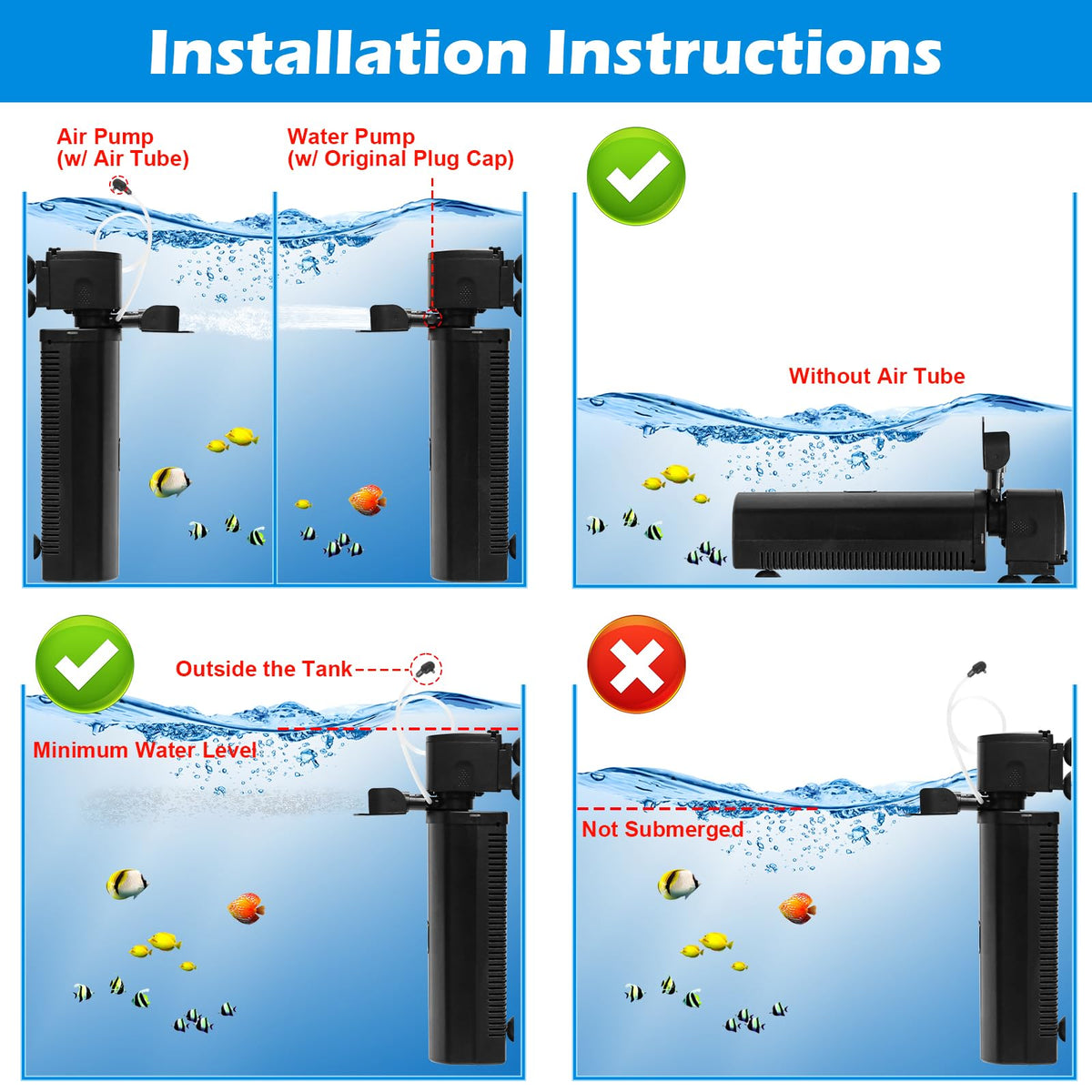 TARARIUM U V Aquarium Filter for Fish Turtle Tank Large fit - TARARIUM Official Imagery - 8