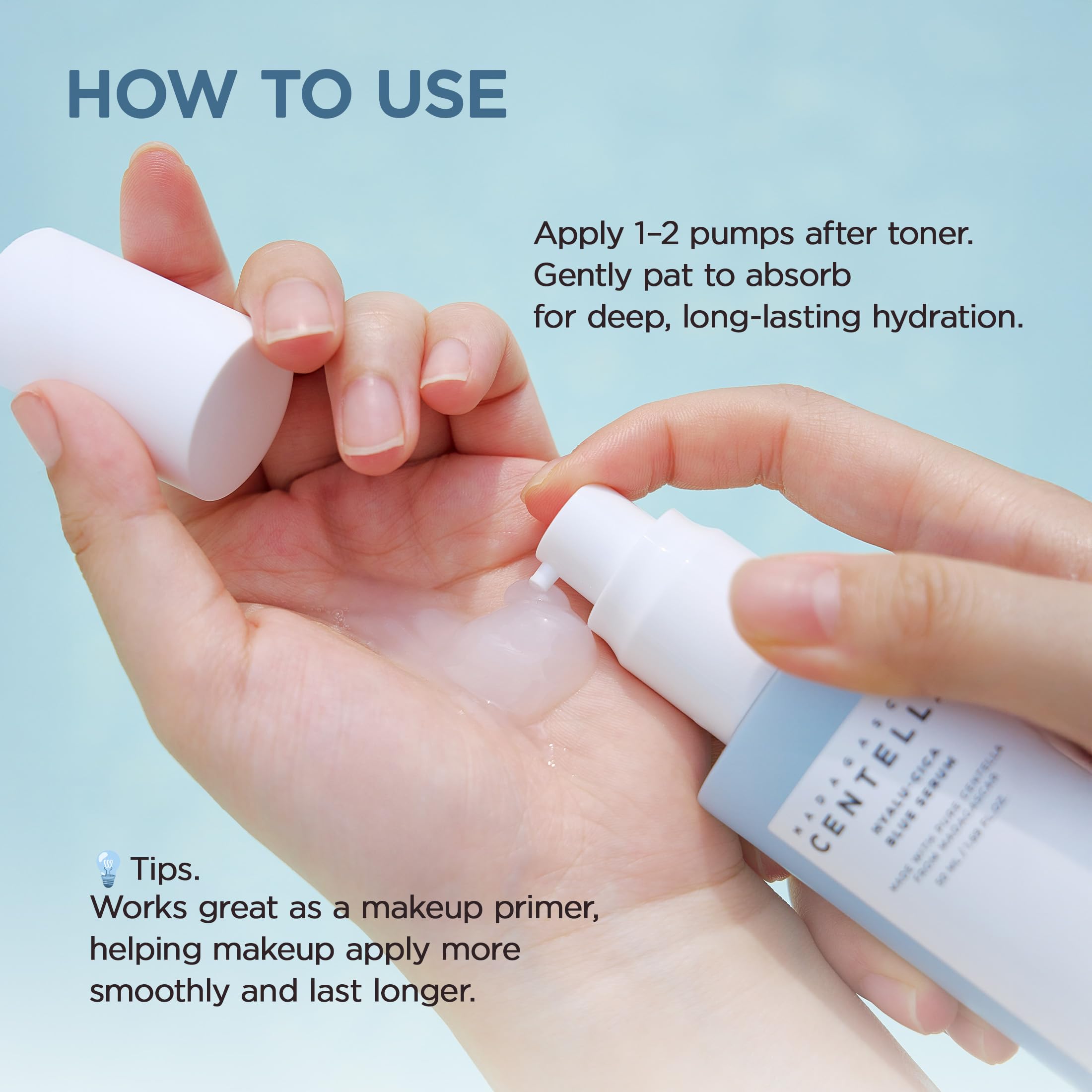 SKIN1004 Hyalu - Cica Blue Serum 1.69fl.oz & Hydrating - SKIN1004 Official Product View 6