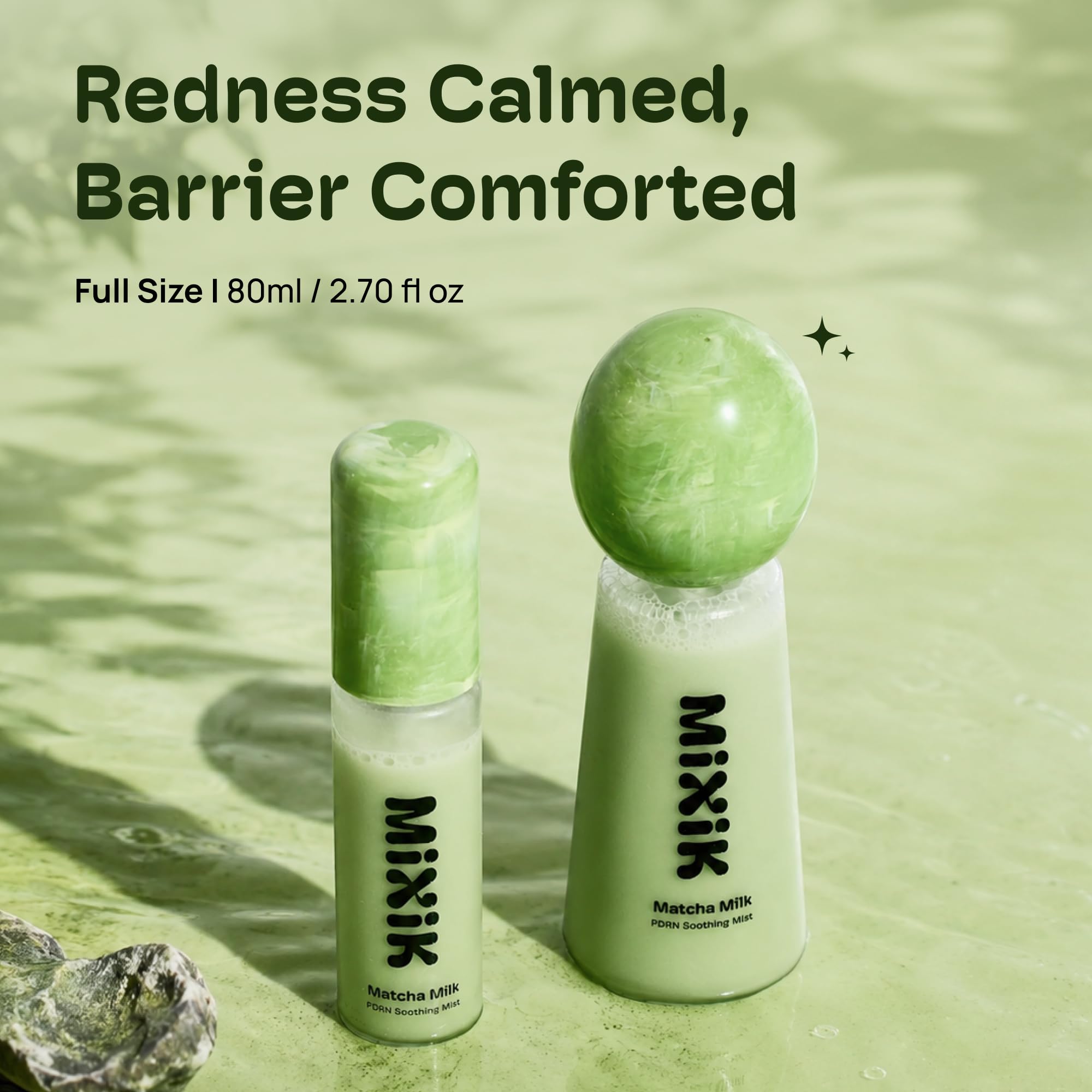 MIXIK Matcha Milk PDRN Soothing Mist, K-Beauty Face Mist with - MIXIK
