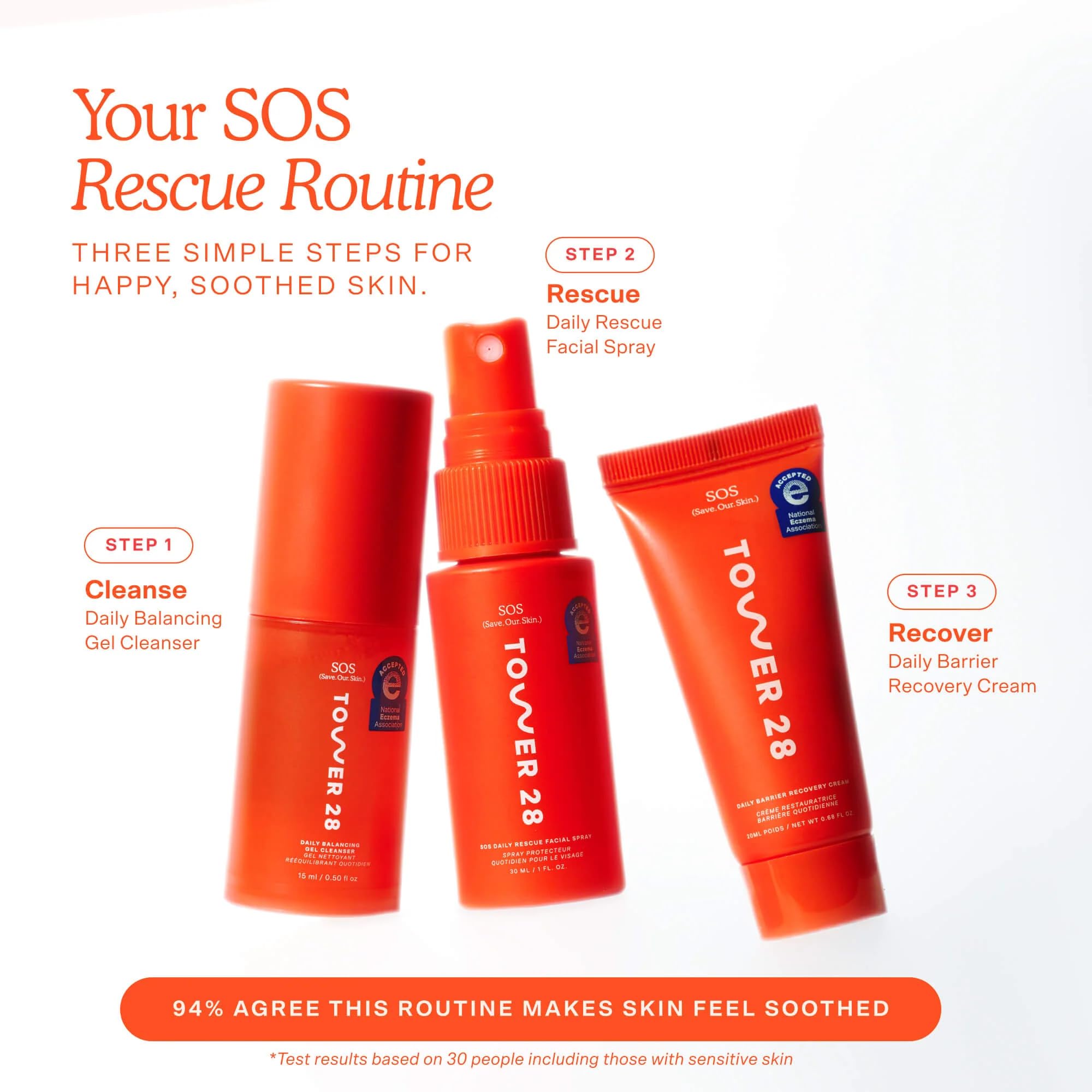 Tower 28 SOS Recovery Hydrating Face Cream for Sensitive Skin - Tower 28