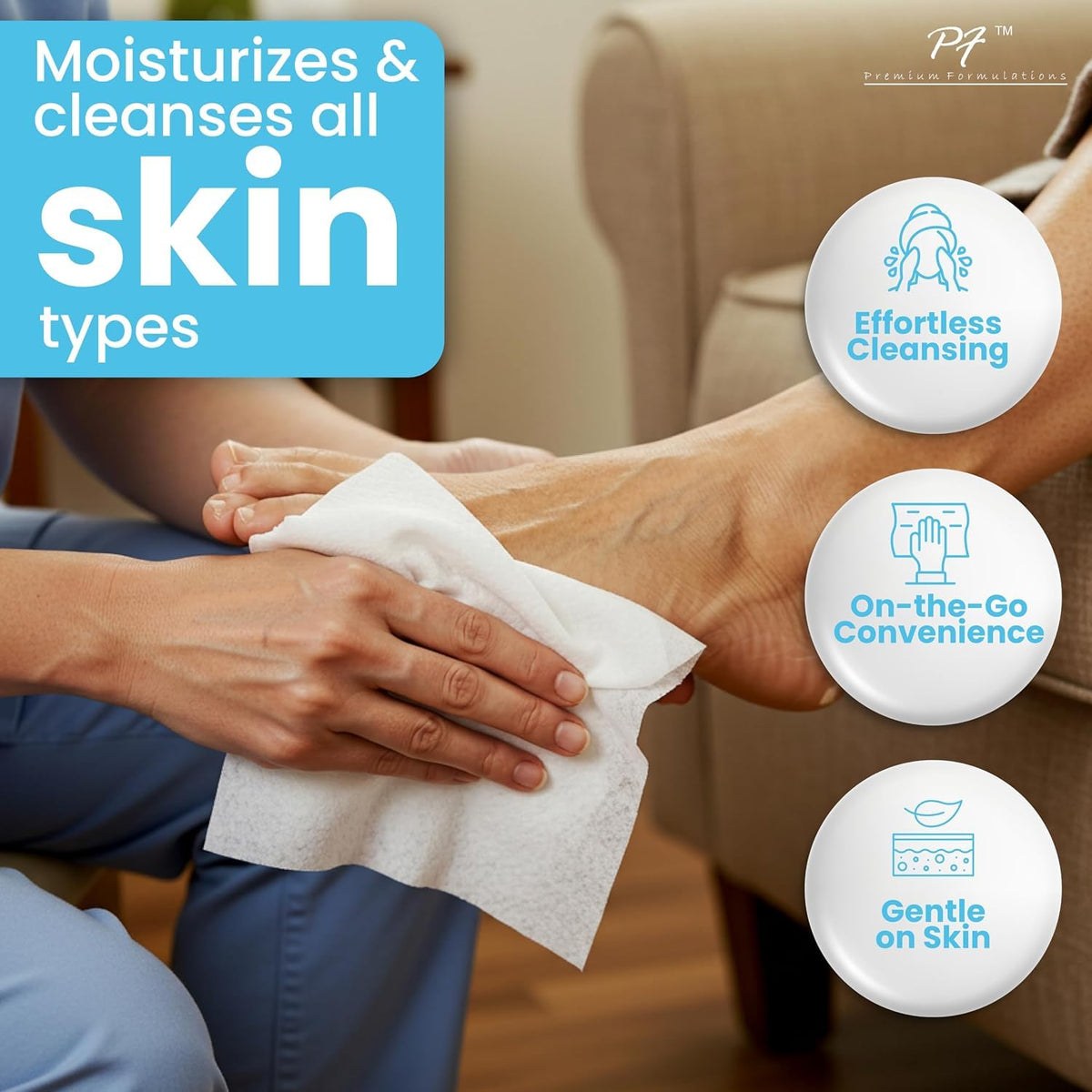 XL Adult Wipes High Traction Uber Thick Extra Large Wash - Premium Formulations Official Imagery - 4