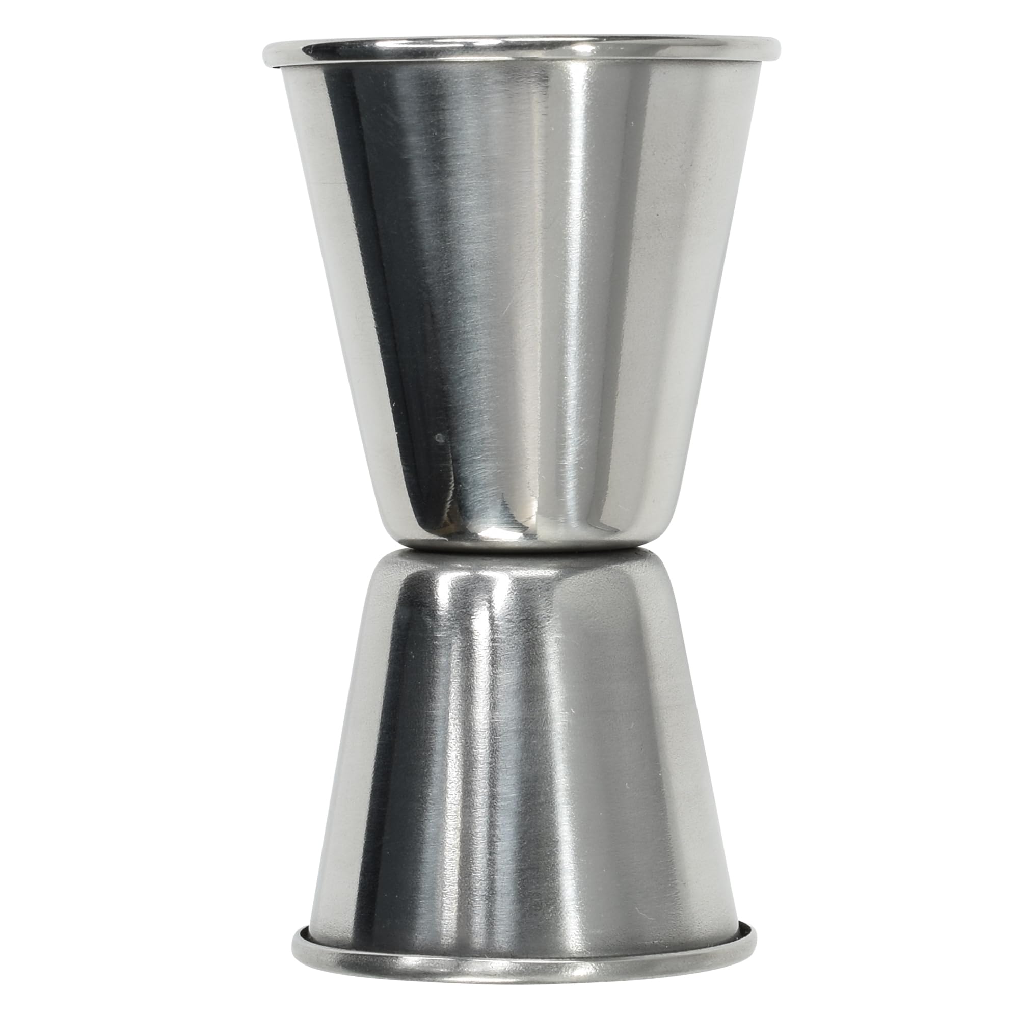 R&M Stainless Steel Cocktail Barware Double Measuring Jigger 1 oz x 1. - View 3