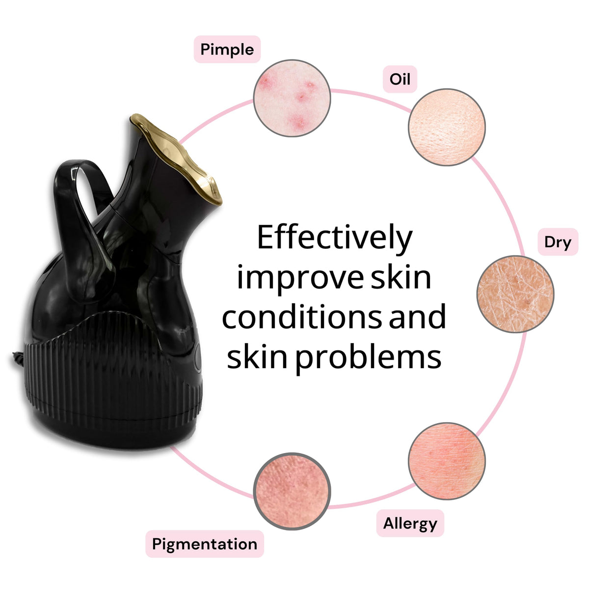 Rude Gal Beauty Facial Steamer for Deep Cleansing Humidifier - Rude Gal Beauty LLC. Official Imagery - 3