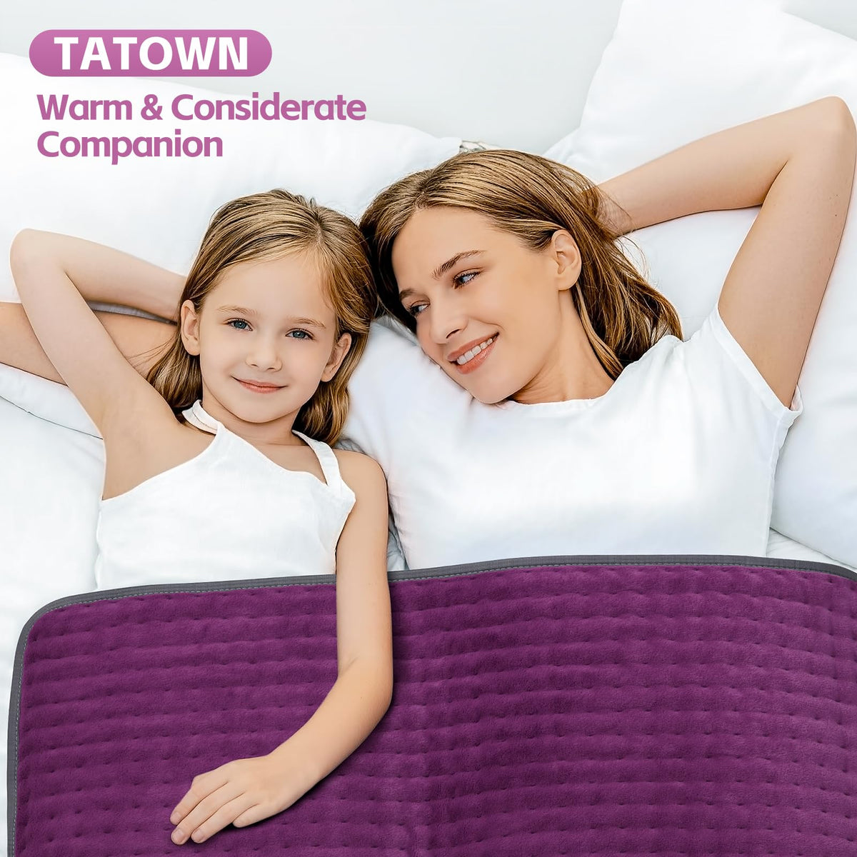 17 x33 Heating Pad for Back Pain Relief Extra Large Electric - TATOWN Official Imagery - 7