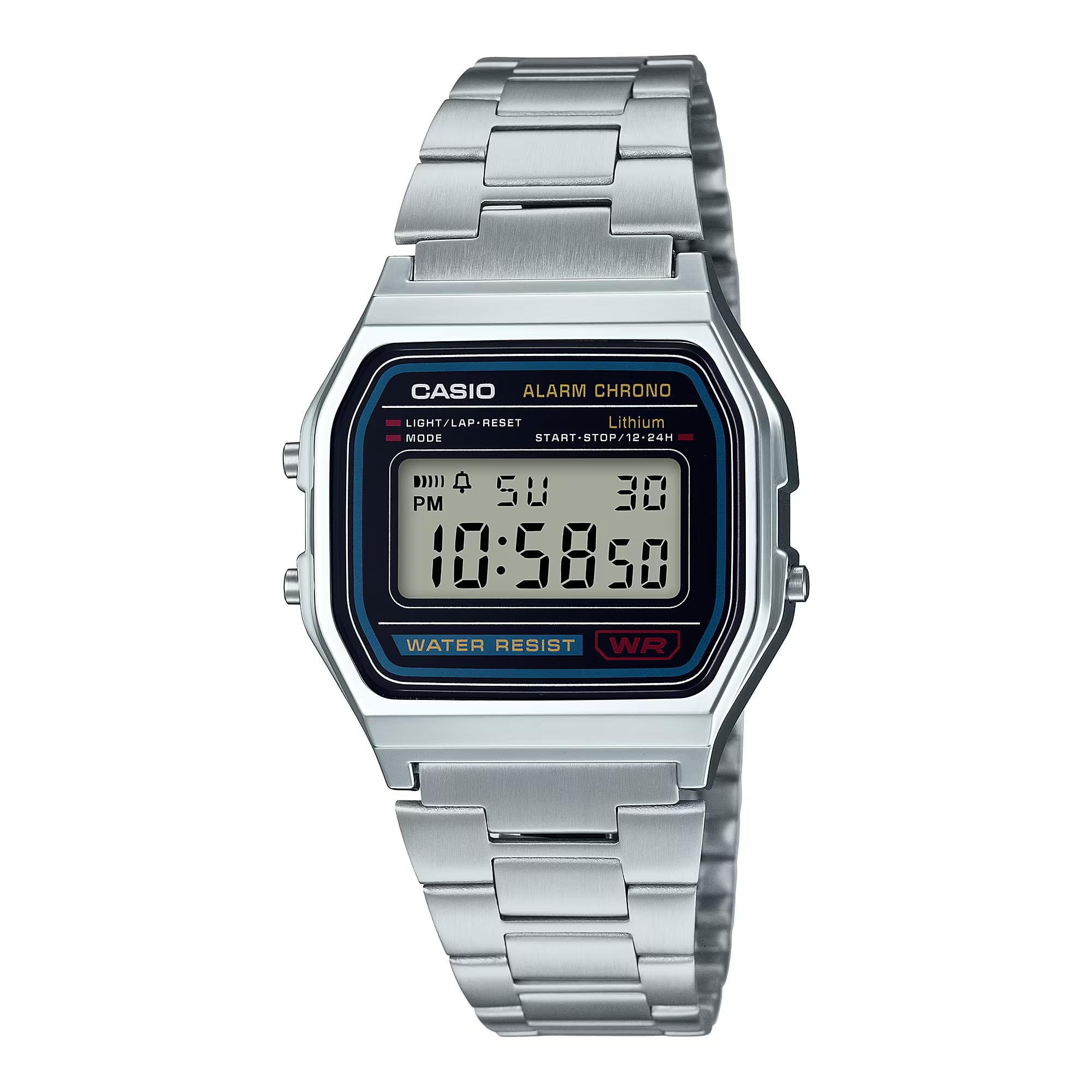 Casio A158WA Series | Unisex Digital Watch | Vintage | WR | 100 SEC St - View 1