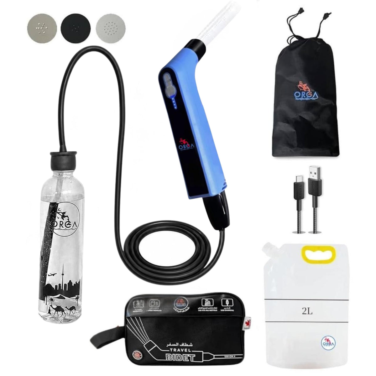 Orca Portable Travel Bidet Bottle Handheld Personal Sprayer - Orca Bidet Official Imagery - 2