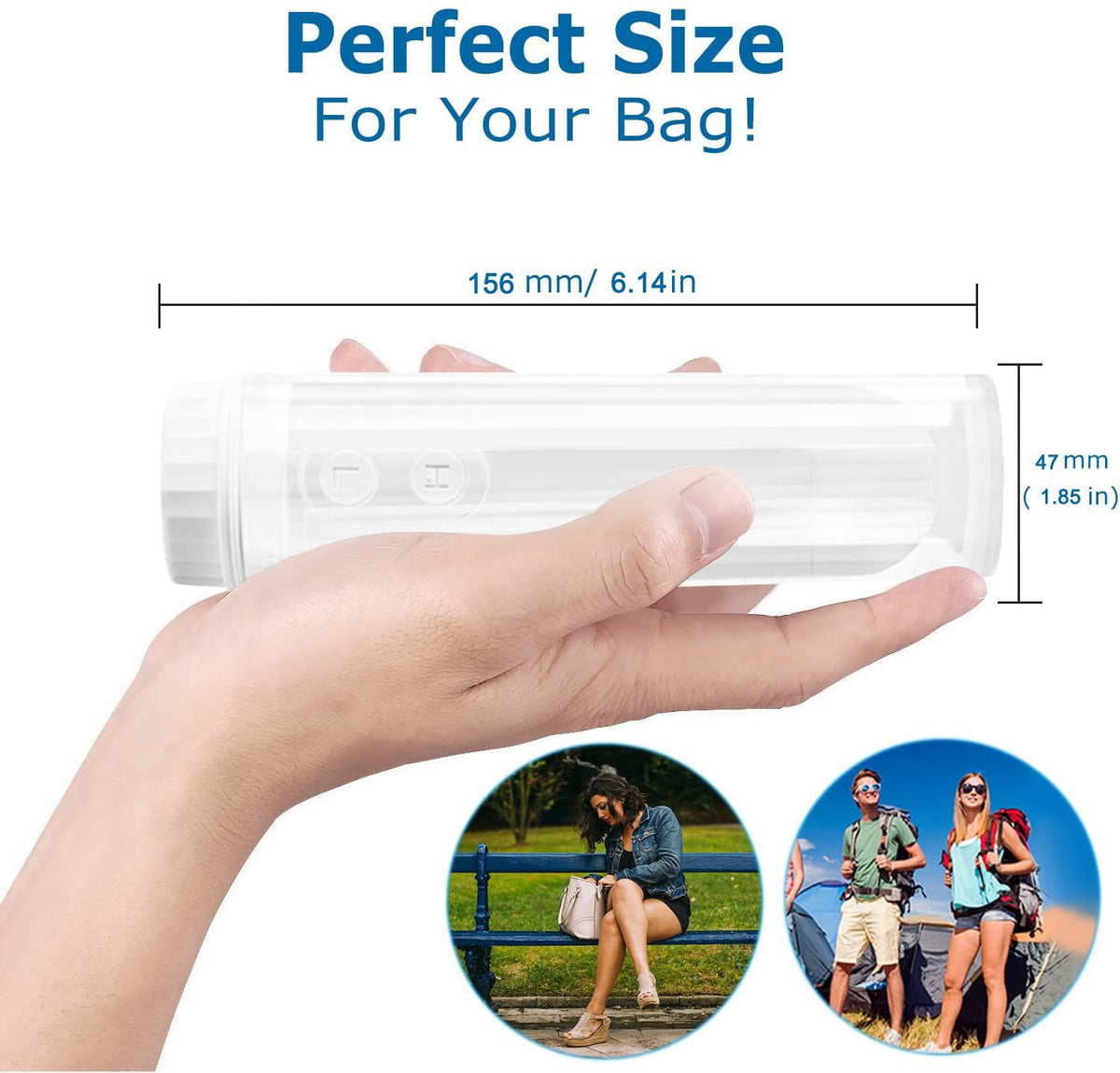 Portable Travel Bidet by GUSTYLE IPX6 Waterproof Electric - GUSTYLE Official Imagery - 6