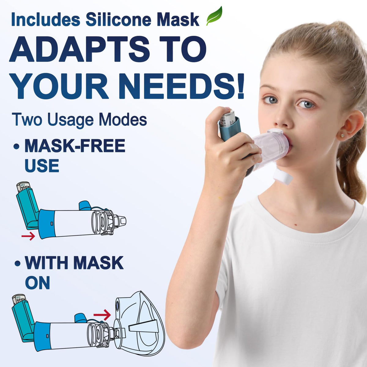Inhaler Spacer for Children Nessi OTC Spacer Spacer for - Clinivox Official Imagery - 5