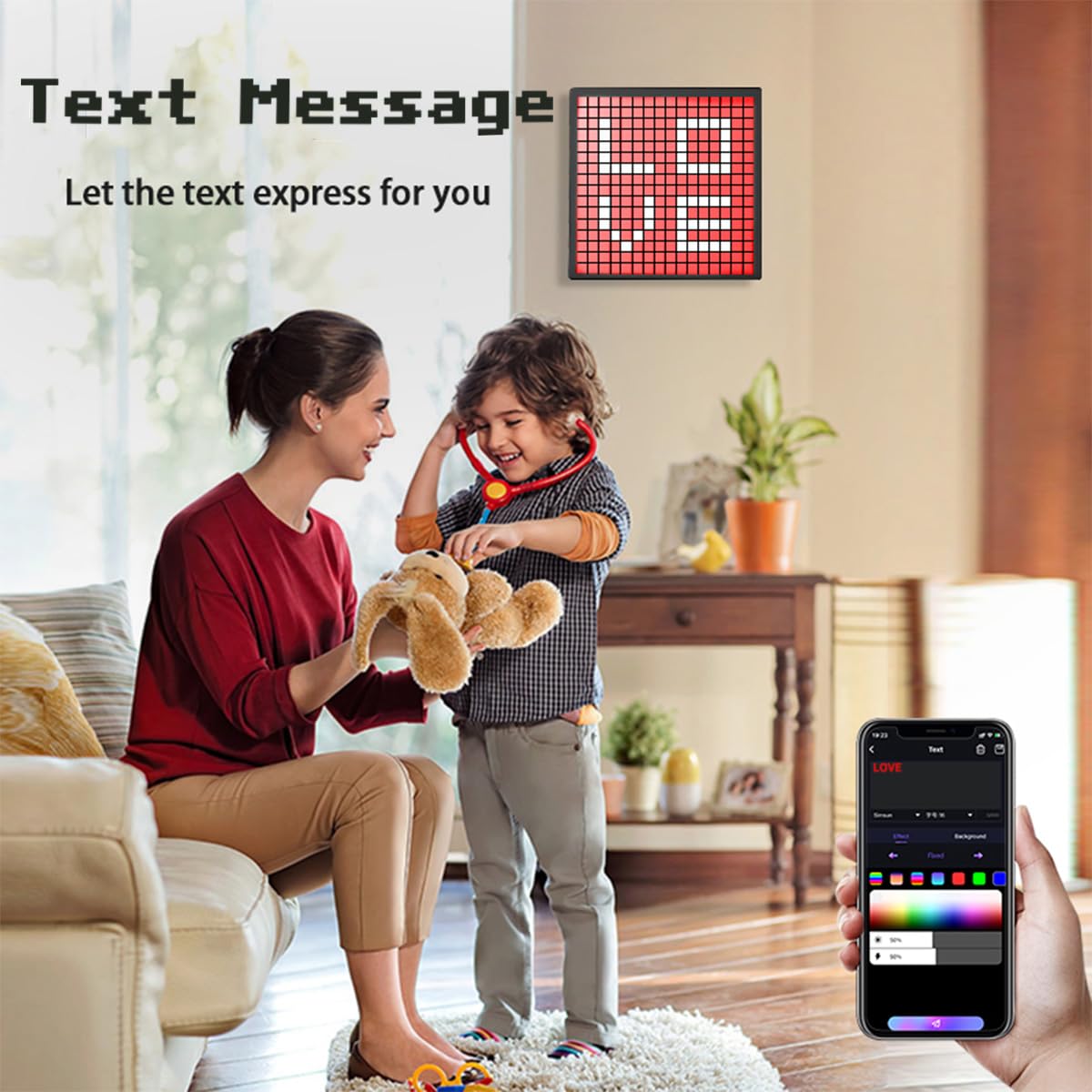 LED Pixel Display 16x16 Pixel Art DIY Display Screen Matrix - AVEKI Official Imagery - 6