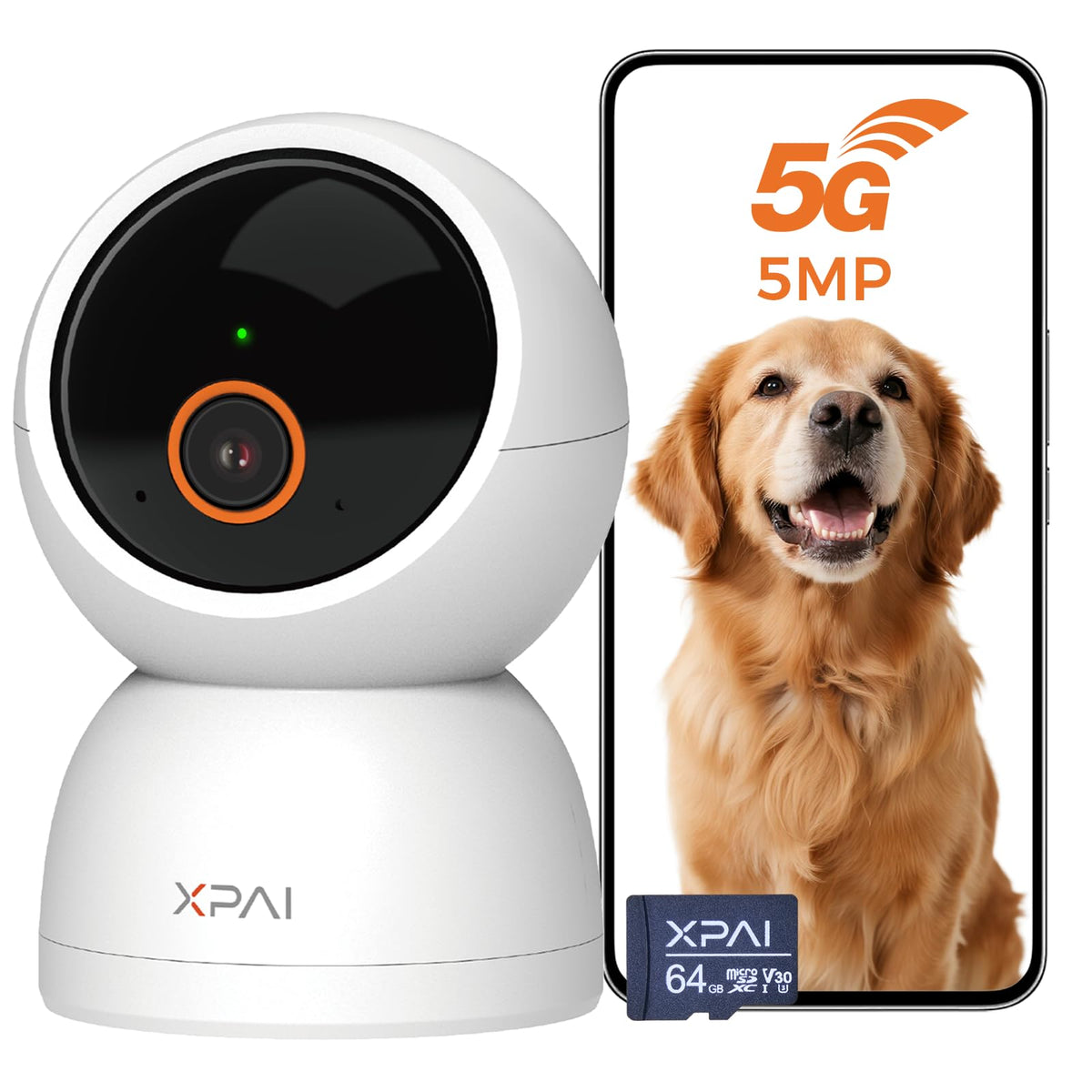 Indoor Camera Wireless 3K Indoor Camera No Subscription 360 - xpai Official Imagery - 1